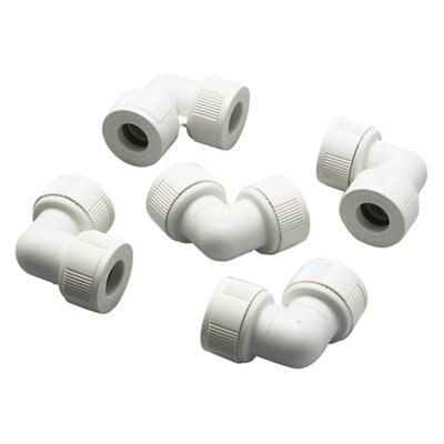 Push-Fit 90° Pipe Elbow, Pack Of 5 Price Comparisons | Compare The Build