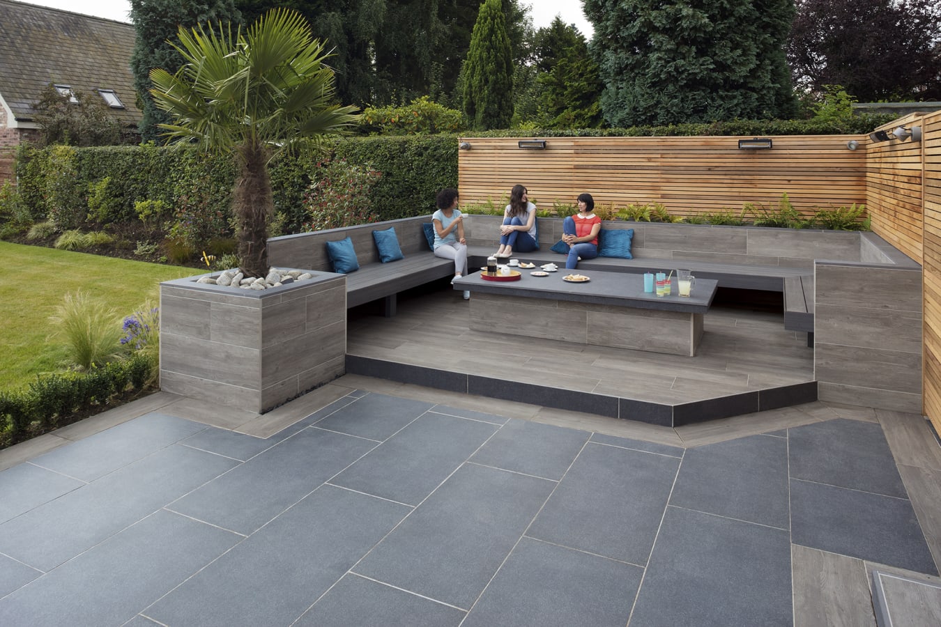 Marshalls Symphony Vitrified Paving Blue 1192x595x20mm Pack of 26 Price Comparisons | Compare The Build