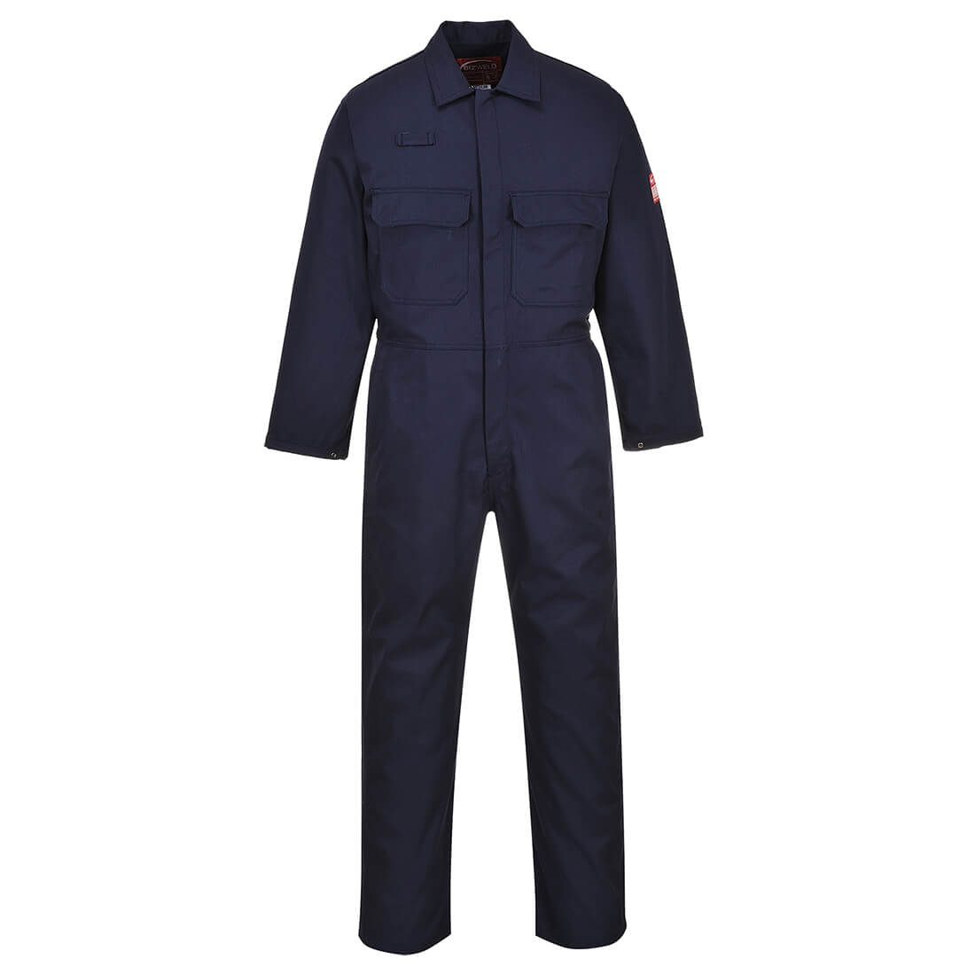 Biz Weld Mens Flame Resistant Overall Navy Blue 4XL 34" Price Comparisons | Compare The Build