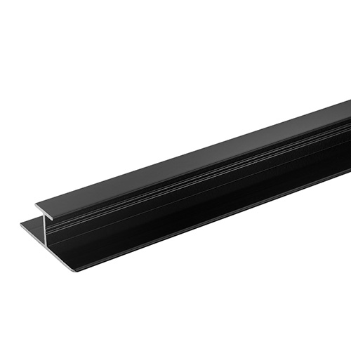 Compact Shower Wall H Trim - 2450mm Black Price Comparisons | Compare The Build