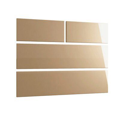 Cooke & Lewis Designer 4 Drawer Gloss Cappuccino Drawer Front Pack 896mm Price Comparisons | Compare The Build
