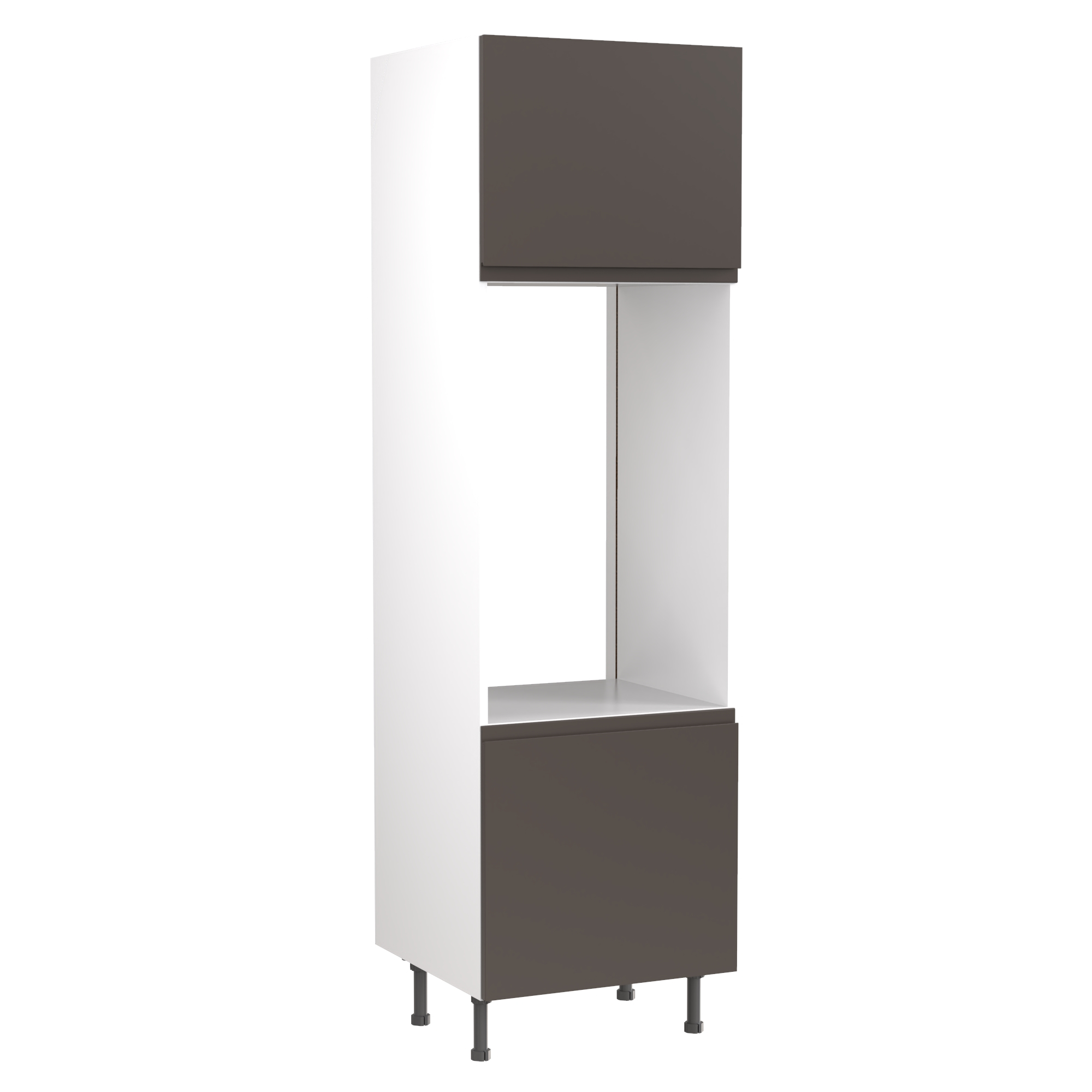 Flatpack Double Oven Tower J-pull Ultra Matt Graphite 600mm - FKKJ0921 Price Comparisons | Compare The Build