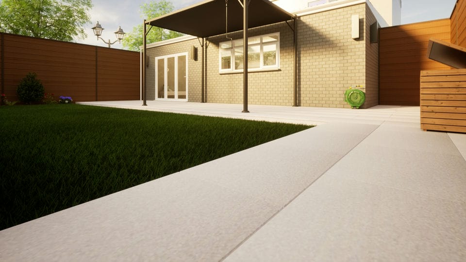 Porcelain Paving - 900mm x 600mm x 20mm Urban Grey Price Comparisons | Compare The Build