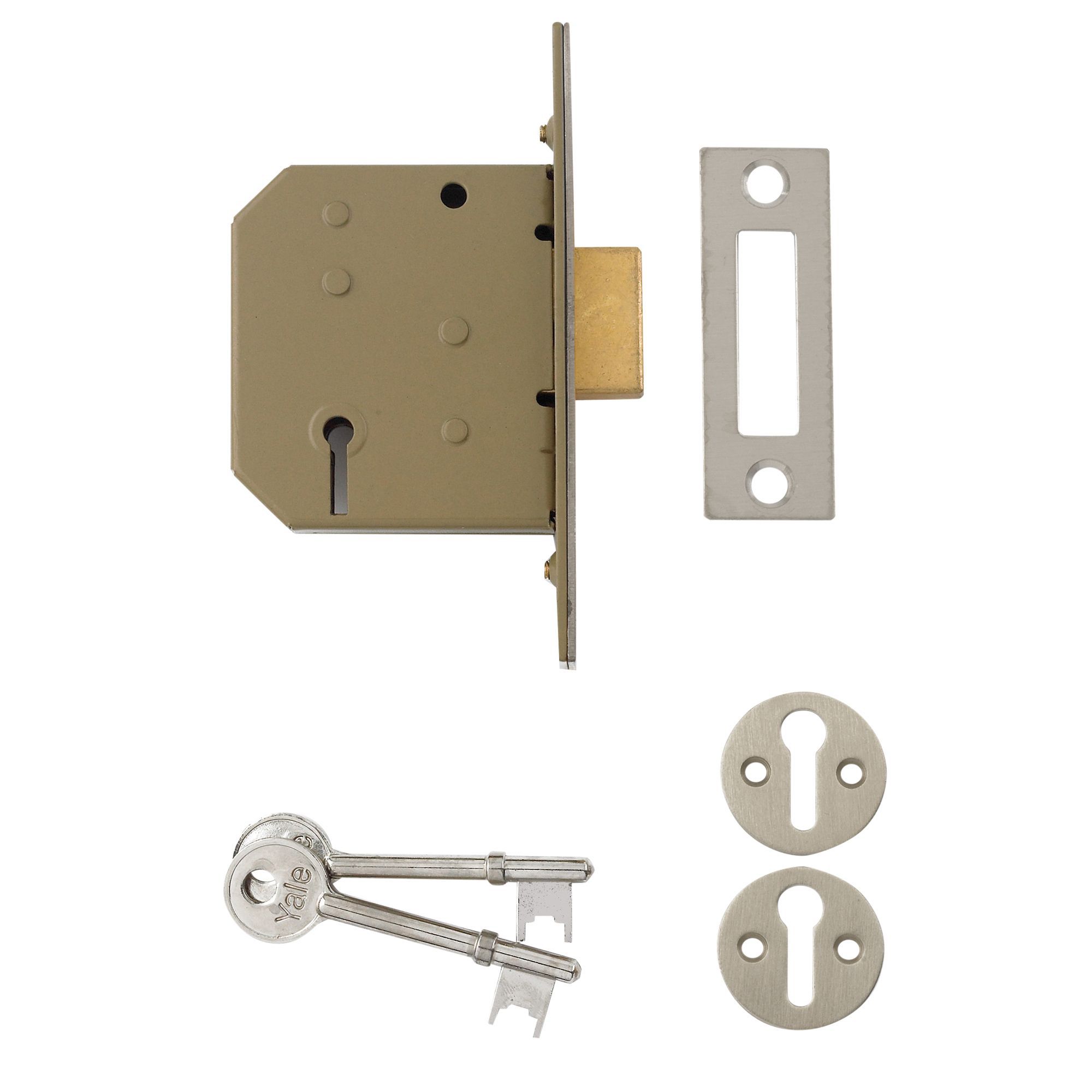 Yale P-M322-Ch-65 64mm Polished Metal 3 Lever Deadlock Price Comparisons | Compare The Build