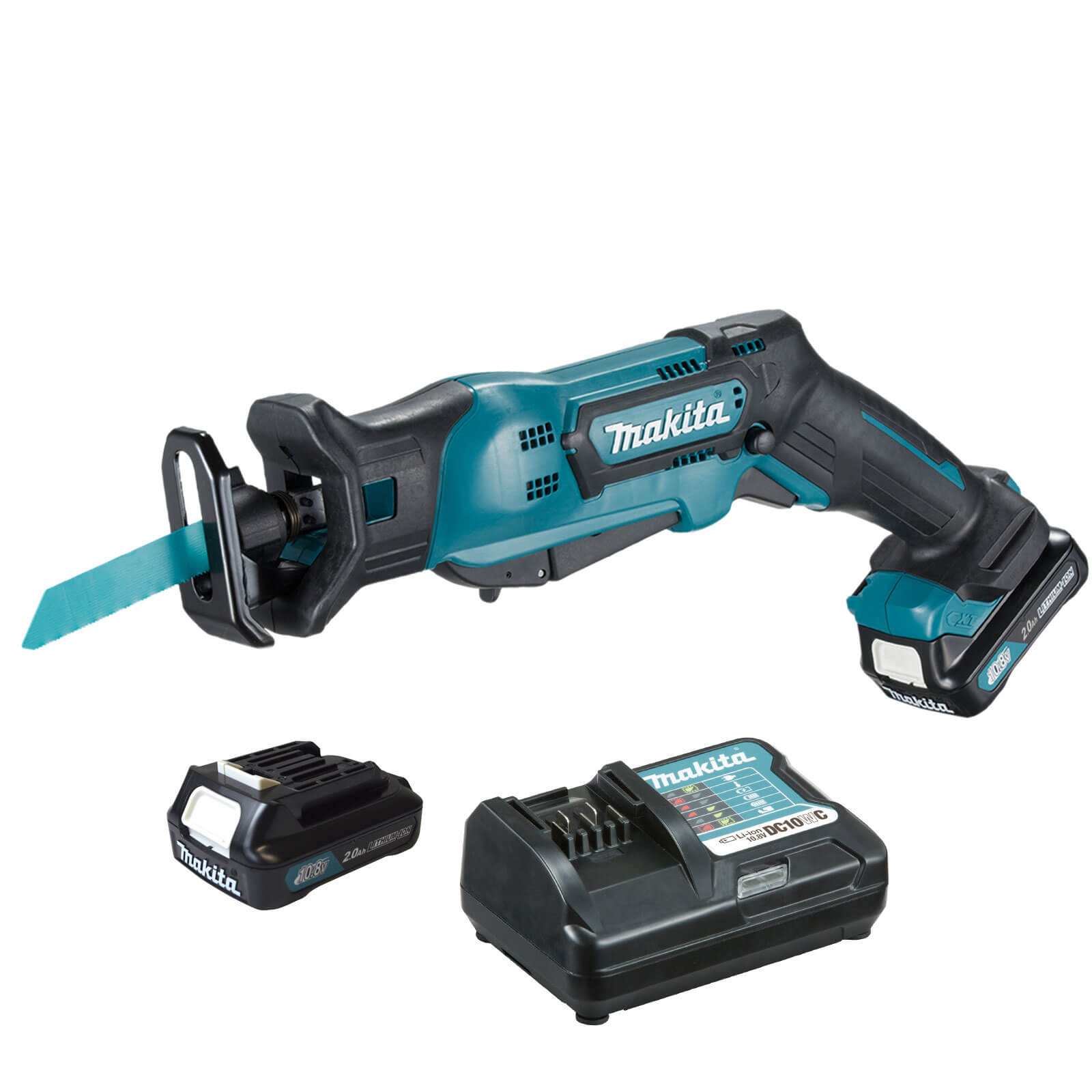 Makita JR103D 12v Max CXT Cordless Reciprocating Saw 2 x 2ah Li-ion Charger Case | Compare The Build