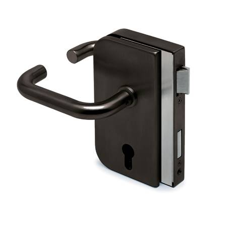 Anthracite Design Upright Patch Lock/Latch Euro with Levers - Right Hand Price Comparisons | Compare The Build