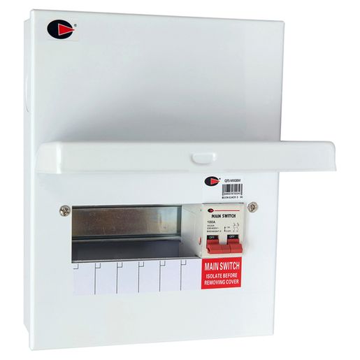 Lewden 6 Way Isolator Incomer Metalclad Consumer Unit QFS-M x 08m Price Comparisons | Compare The Build
