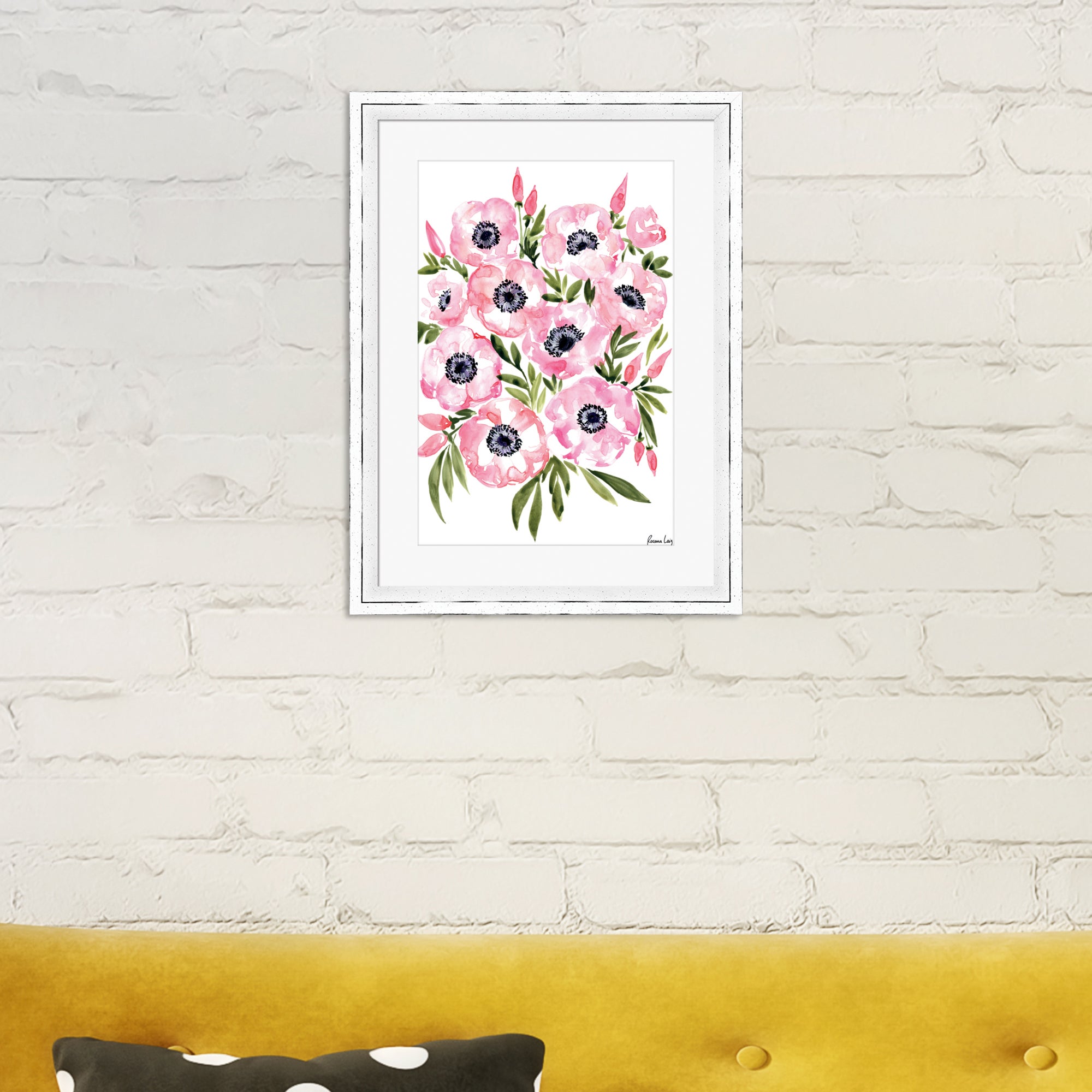 The Art Group Pink Anemones Framed Print Pink Price Comparisons | Compare The Build