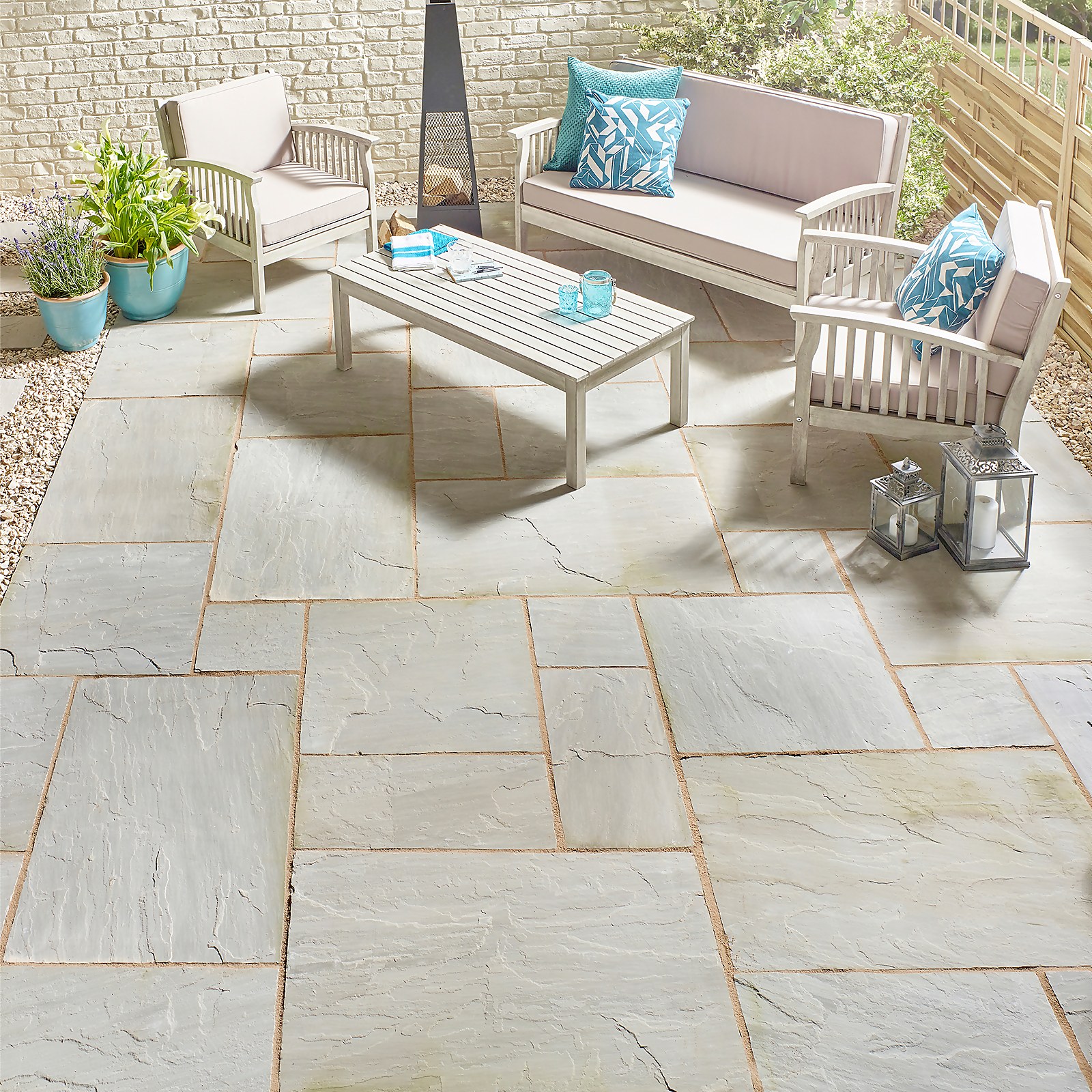 Stylish Stone Natural Sandstone 900 x 600mm - Lakefell | Compare The Build