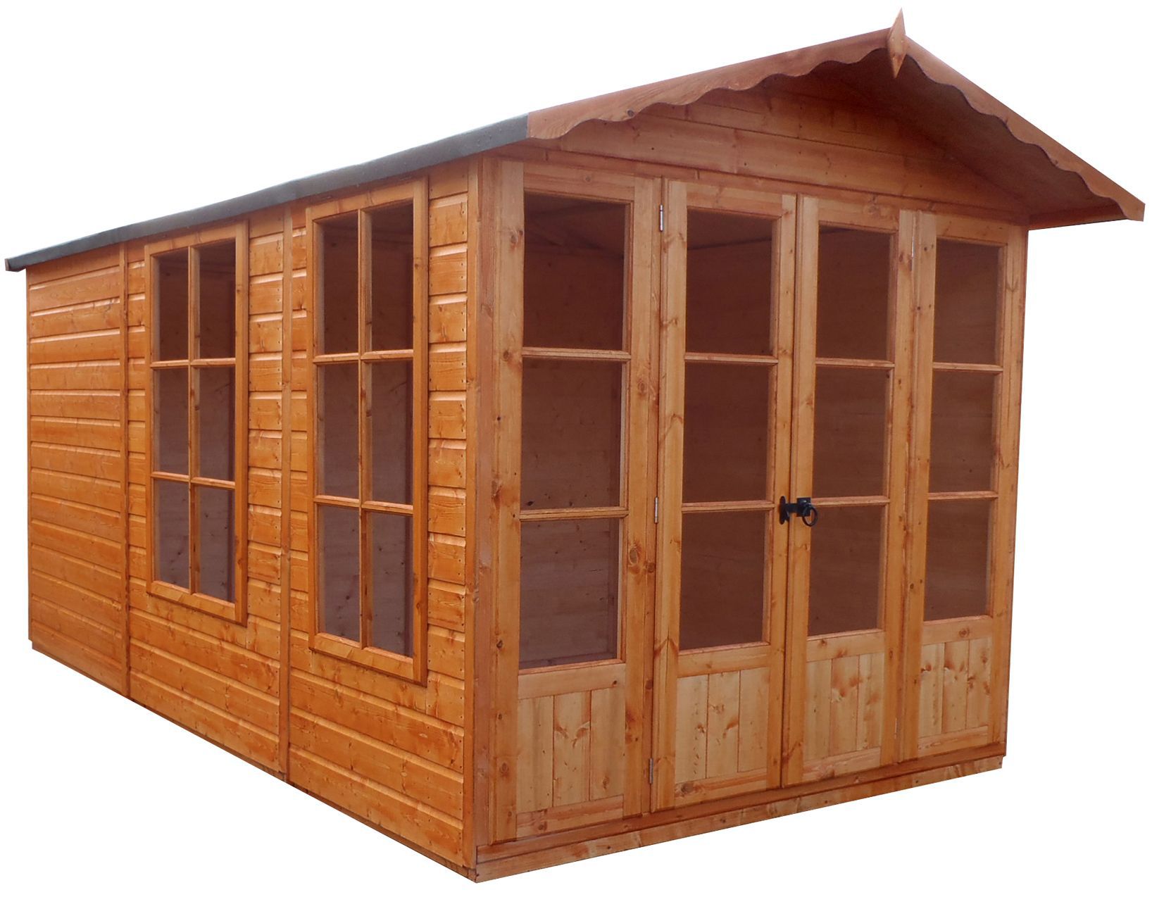 Shire Kensington 10X7 Apex Shiplap Wooden Summer House - Assembly Service Included Price Comparisons | Compare The Build