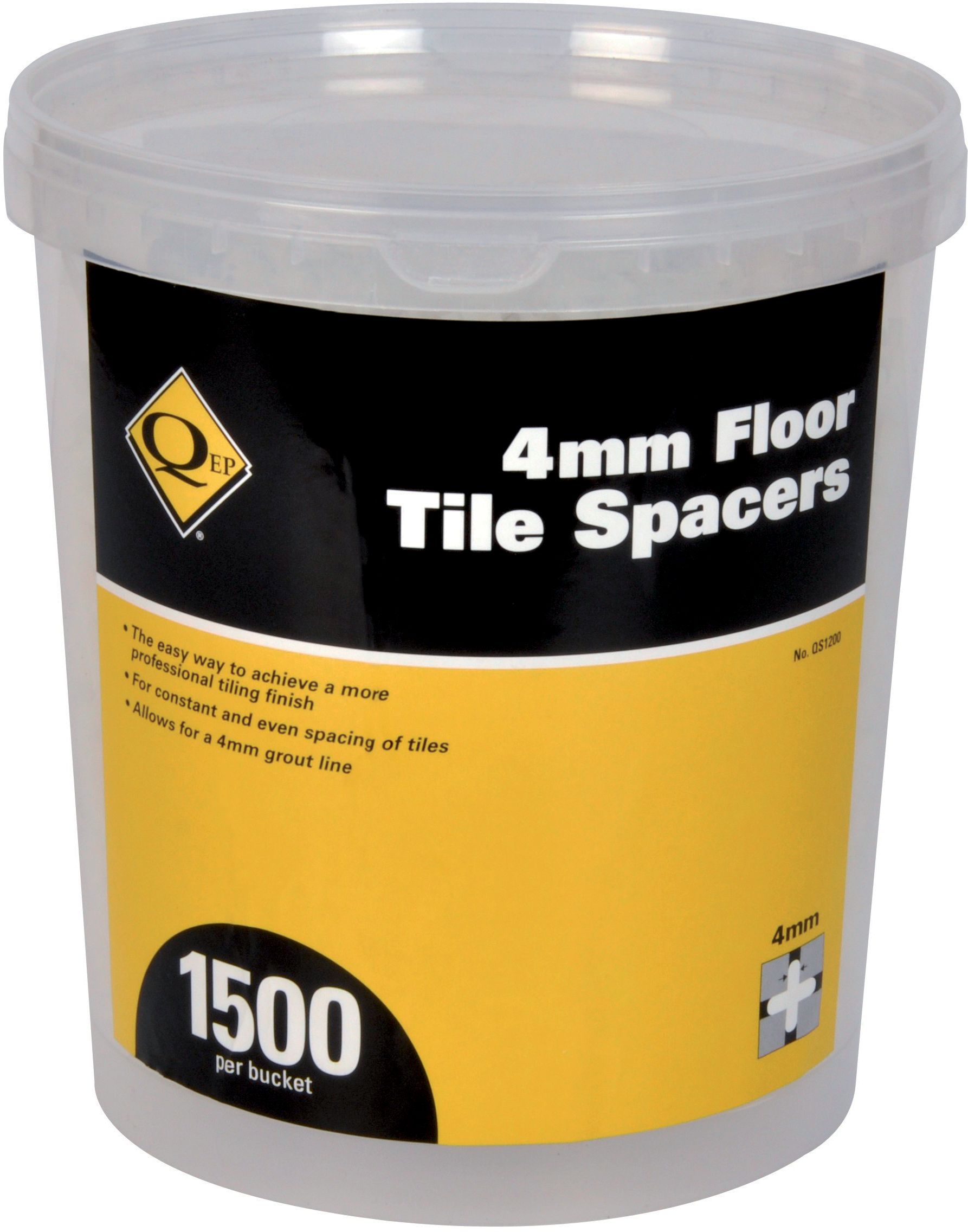 Qep 4mm Tile Spacer, Pack Of 1500 Price Comparisons | Compare The Build