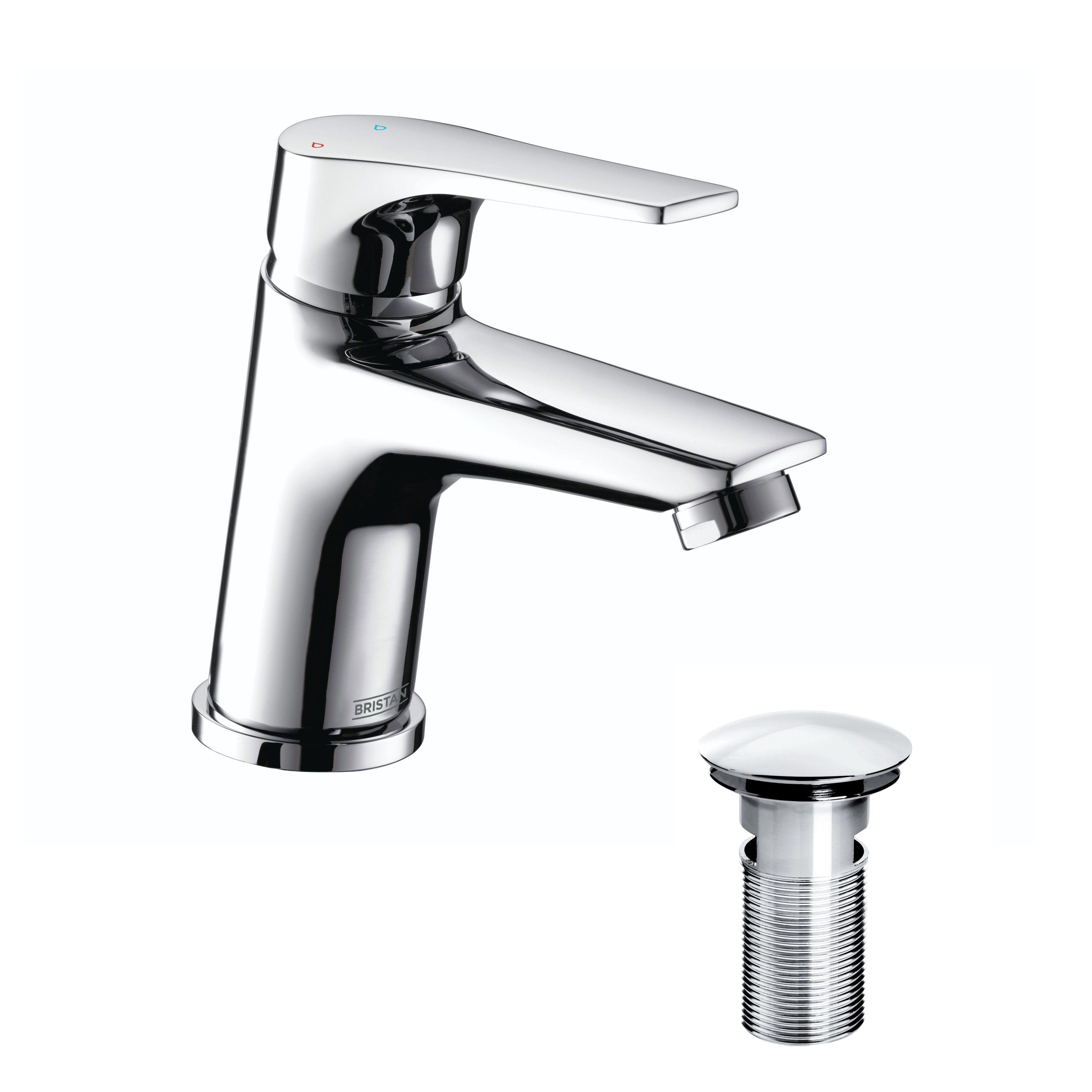 Bristan Vector 1 Lever Chrome Effect Contemporary Basin Mixer Tap Price Comparisons | Compare The Build