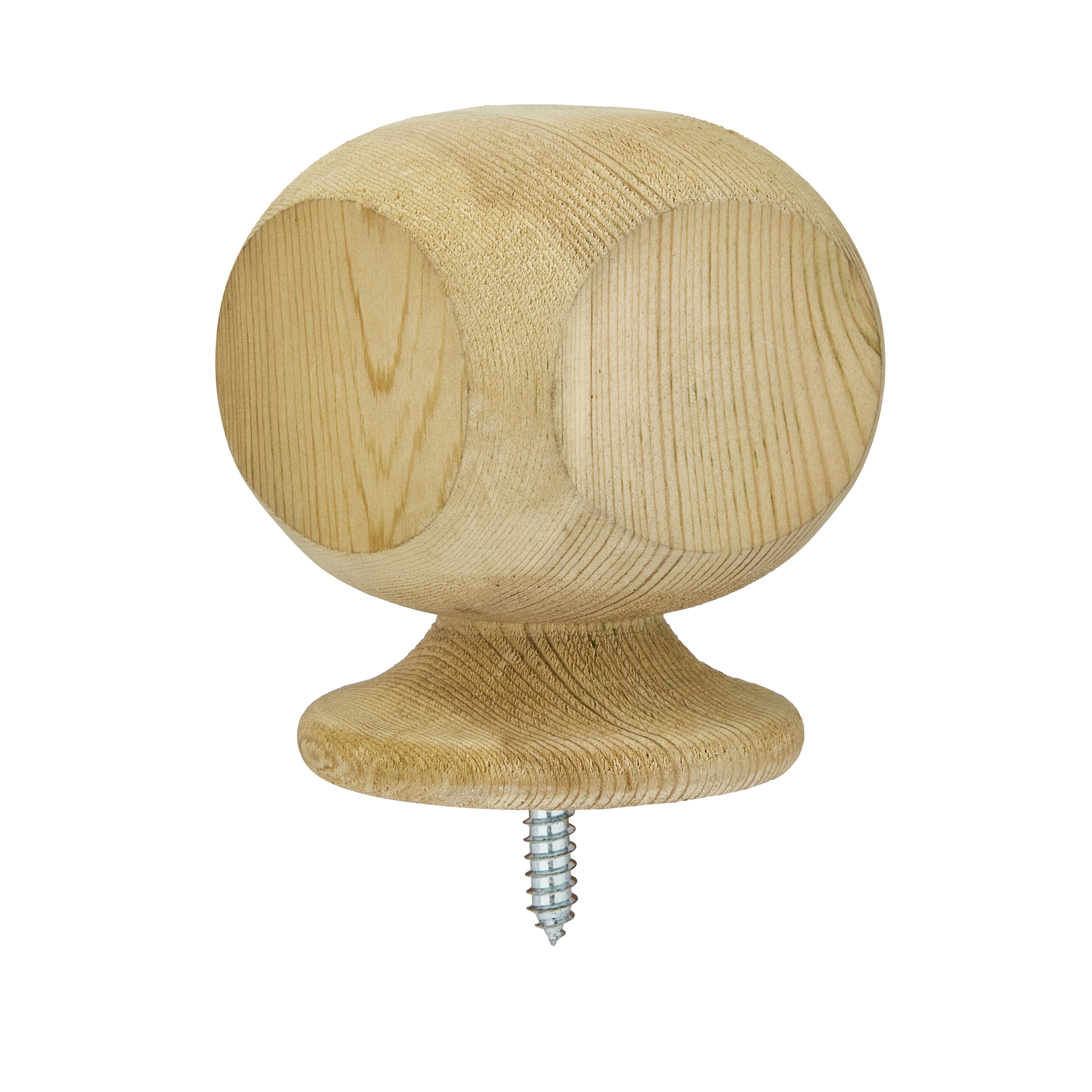 Richard Burbidge Redwood Ball Top Post Cap, Green (H)76mm (W)76mm Price Comparisons | Compare The Build