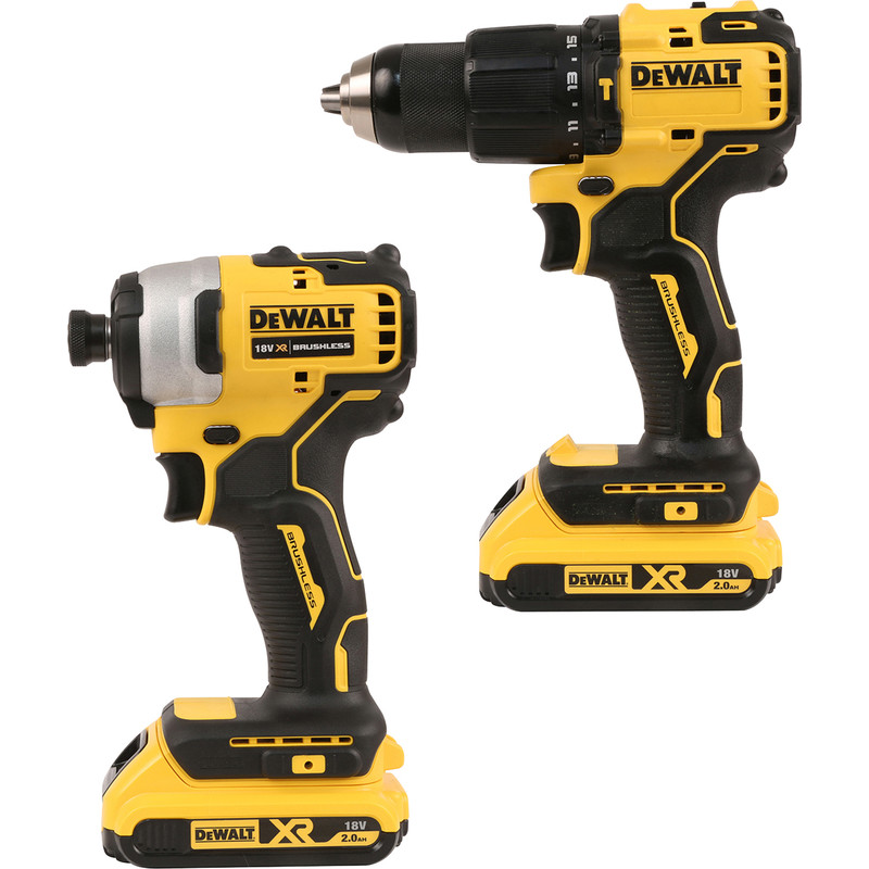 DeWalt DCK2062D2T-GB 18V XR Brushless Compact Combi Drill & Impact Driver Twin Pack 2 x 2.0Ah Price Comparisons | Compare The Build