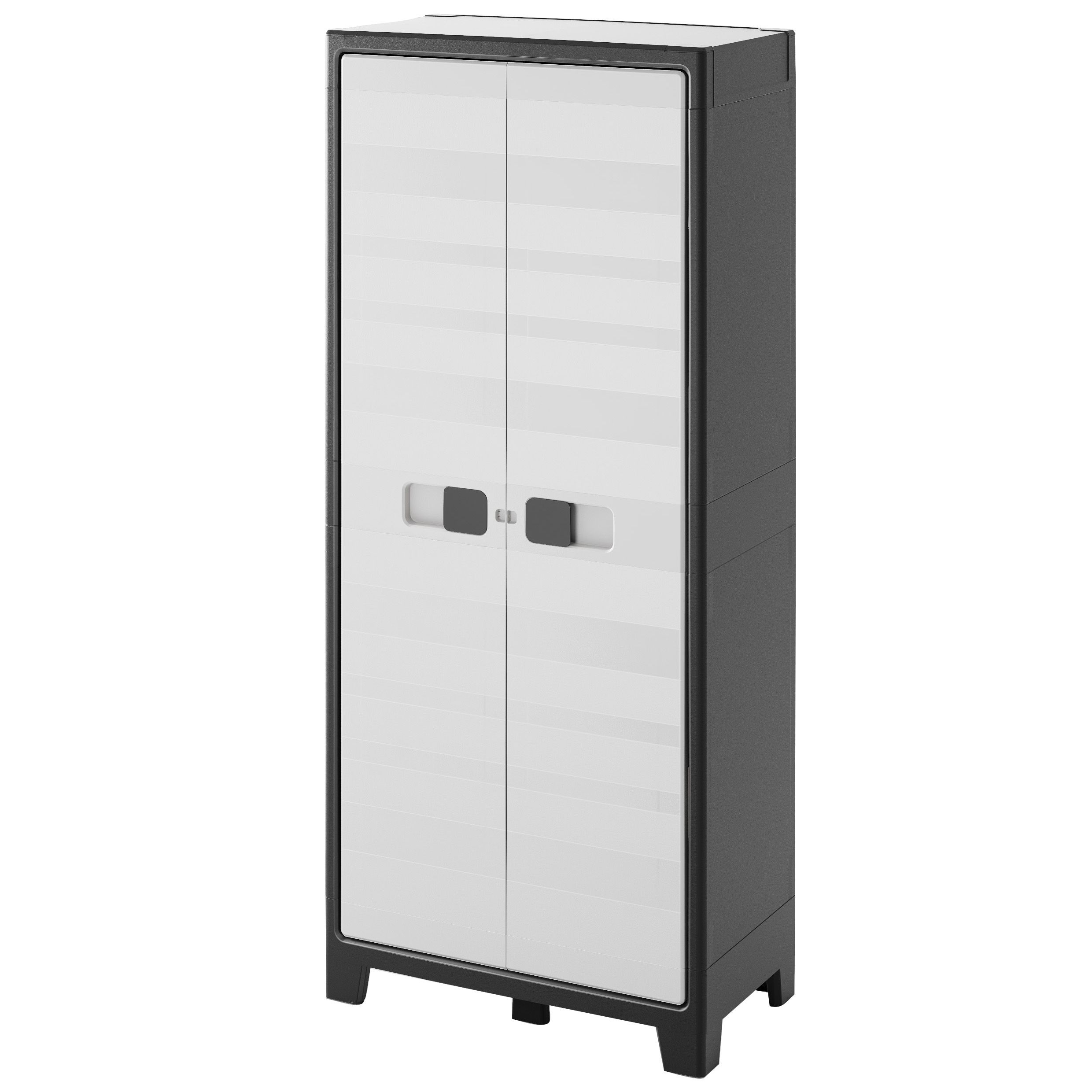 Form Flexi-Store 4 Shelf Plastic Tall Storage Cabinet Price Comparisons | Compare The Build