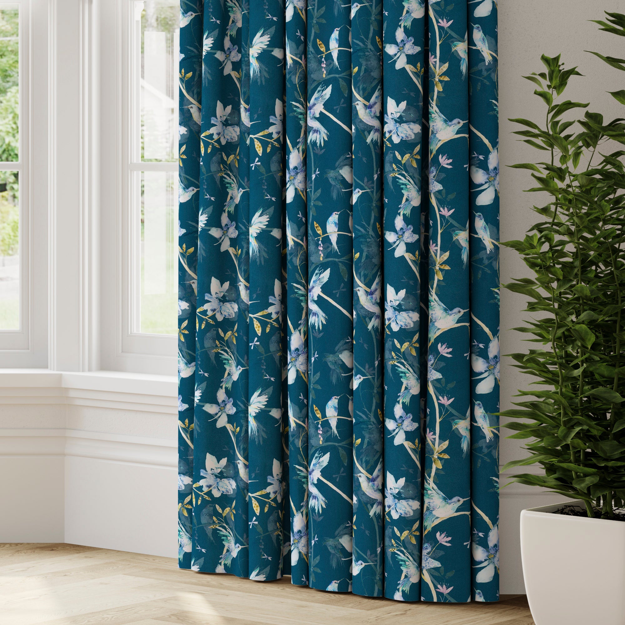 Palmira Made to Measure Curtains Palmira Teal Price Comparisons | Compare The Build