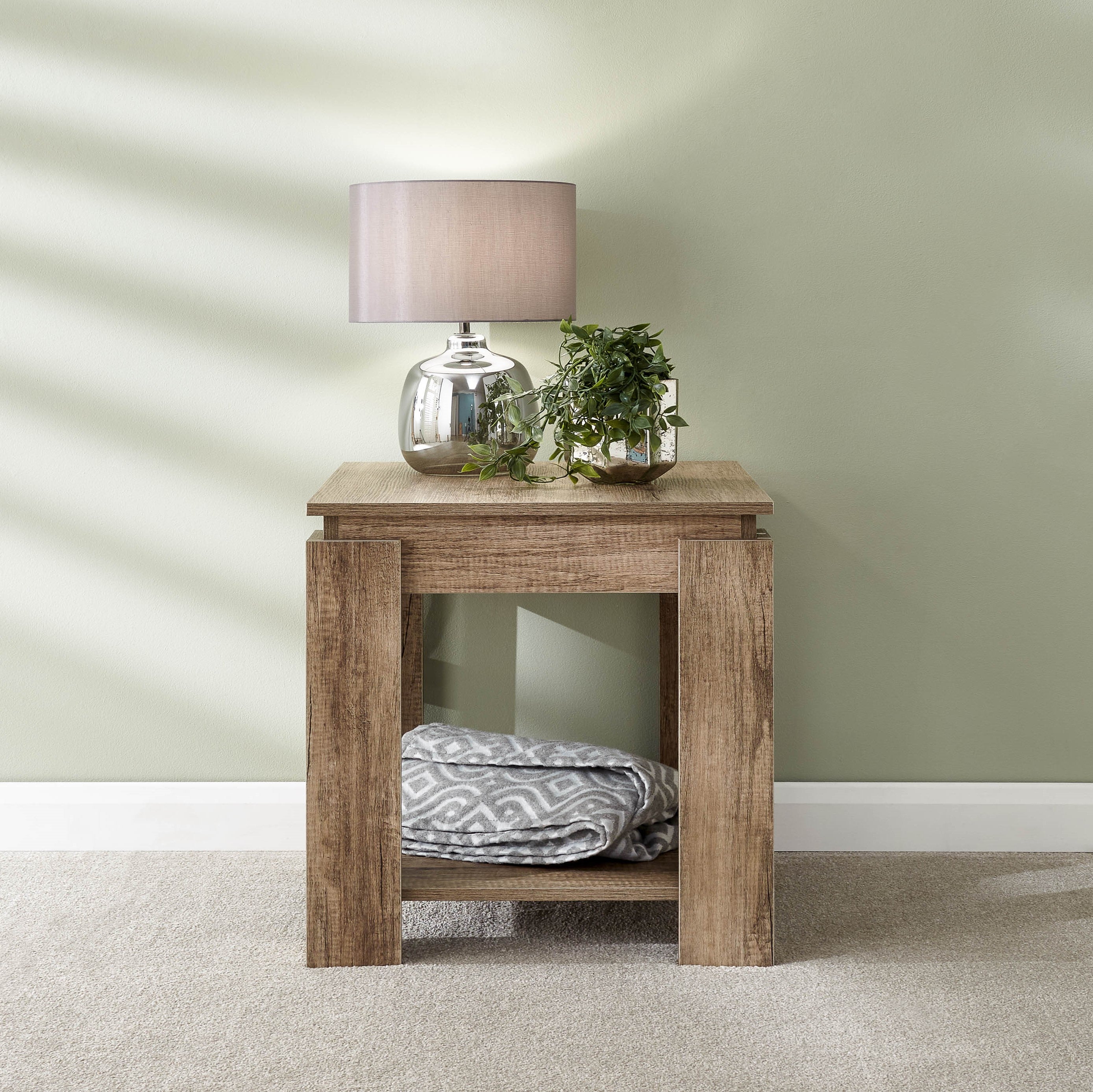 Canyon Oak Lamp Table Brown Price Comparisons | Compare The Build