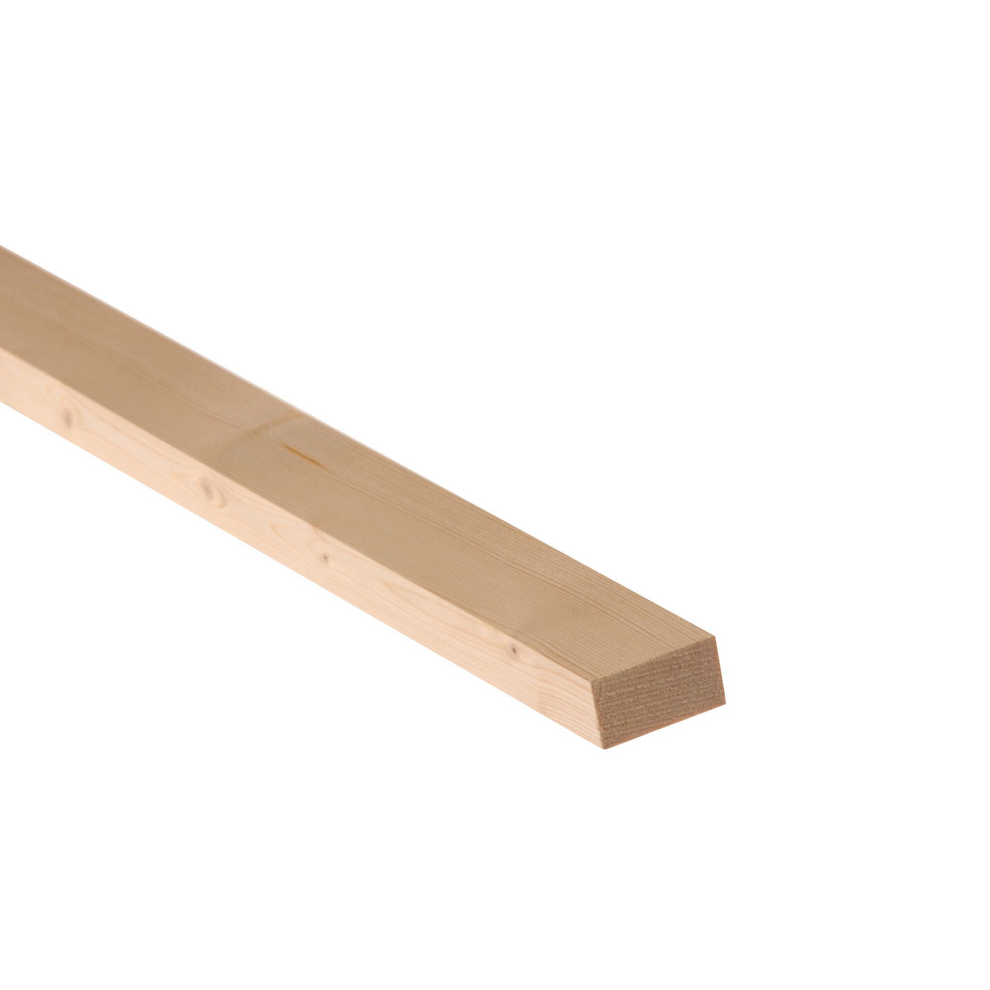 Smooth Planed Square edge Spruce Timber (L)2.4m (W)34mm (T)18mm, Pack of 16 Price Comparisons | Compare The Build