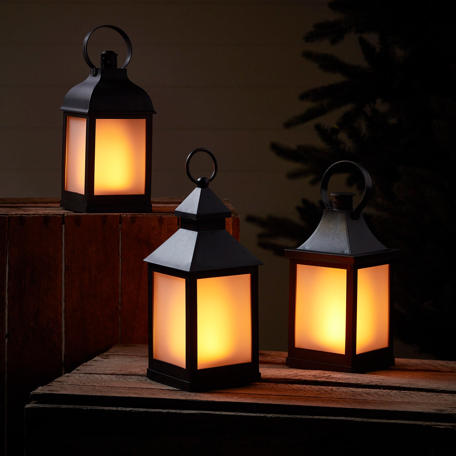 3 Flame Effect Garden Lanterns Price Comparisons | Compare The Build