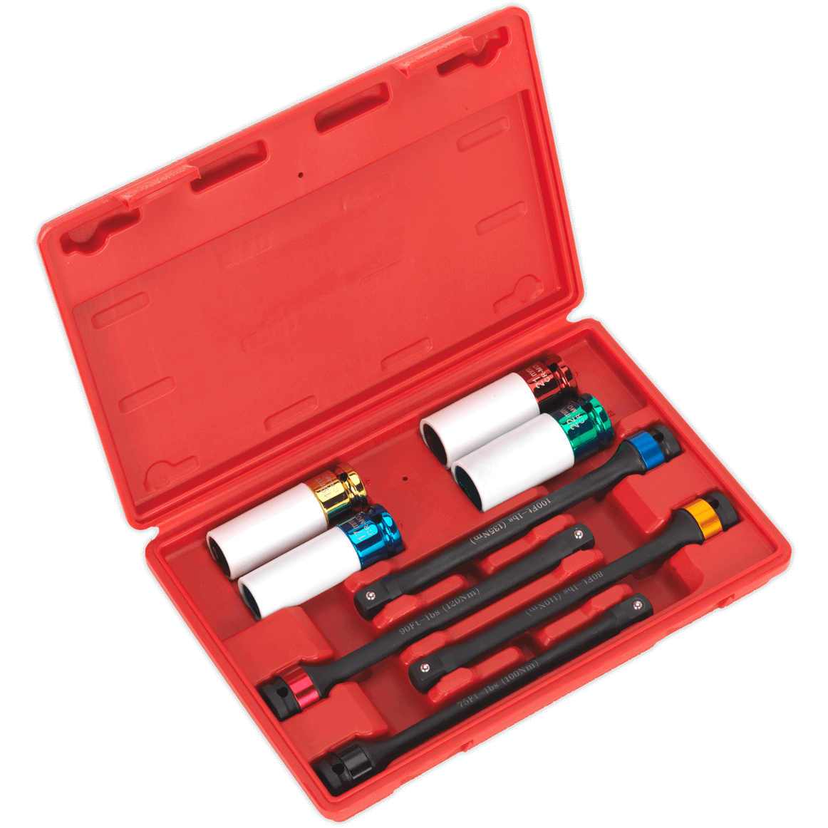 Sealey 8 Piece 1/2" Drive Torque Stick and Impact Socket Set for Alloy Wheels 1/2" Price Comparisons | Compare The Build