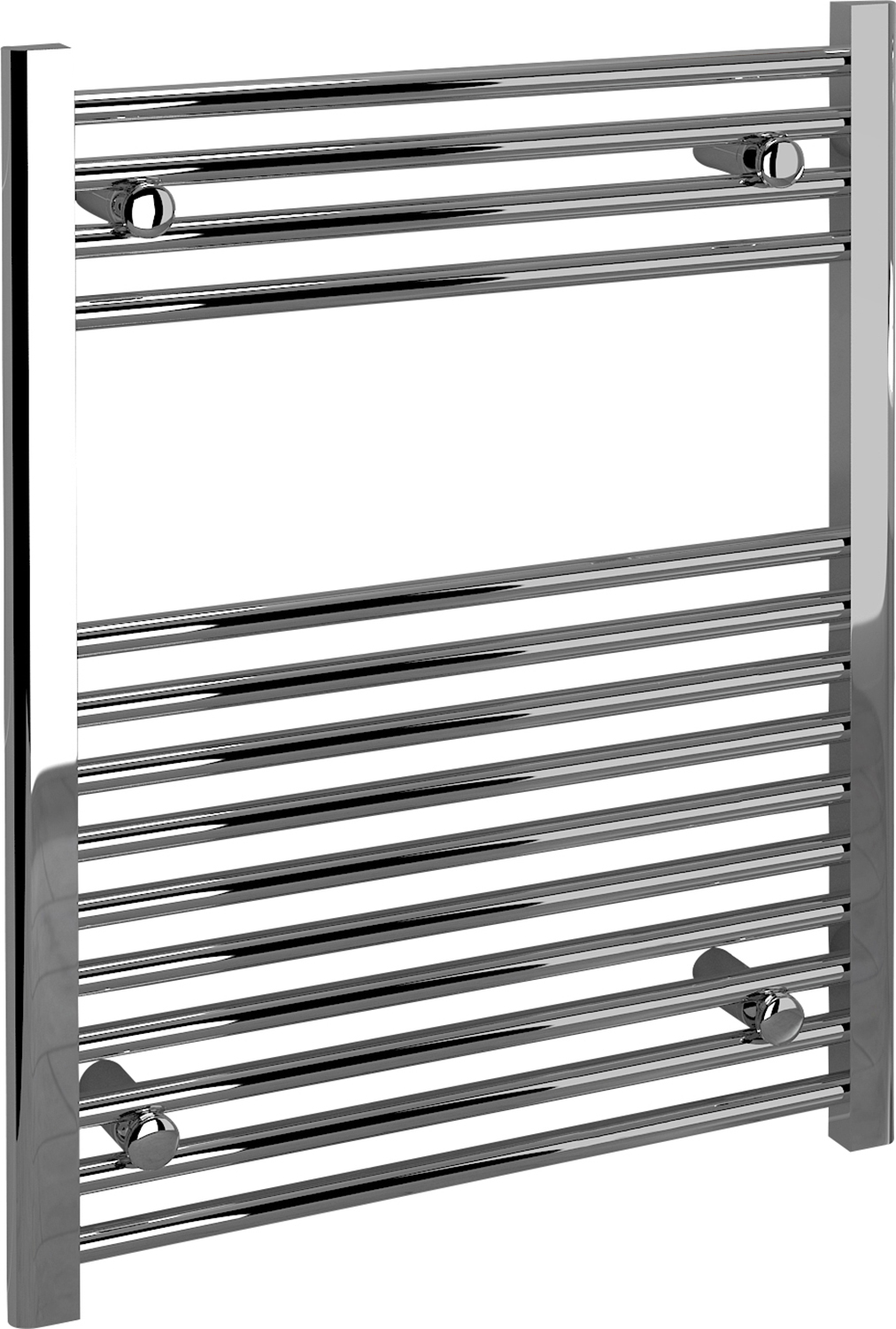 Kudox Straight Towel Radiator - Chrome 600 x 750 mm 908BTU Price Comparisons | Compare The Build