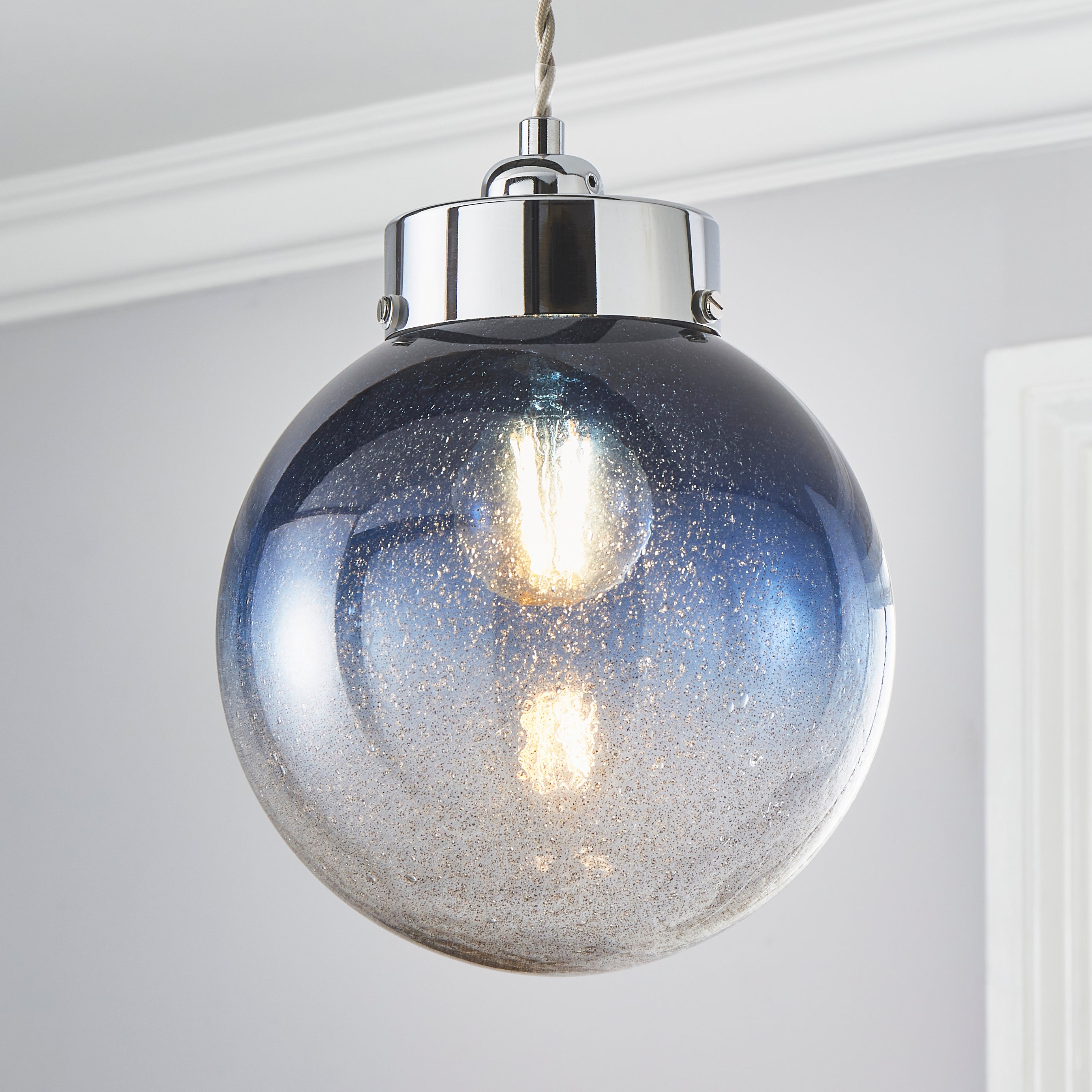 Torbay Easy Fit Pendant Shade Blue | Compare The Build