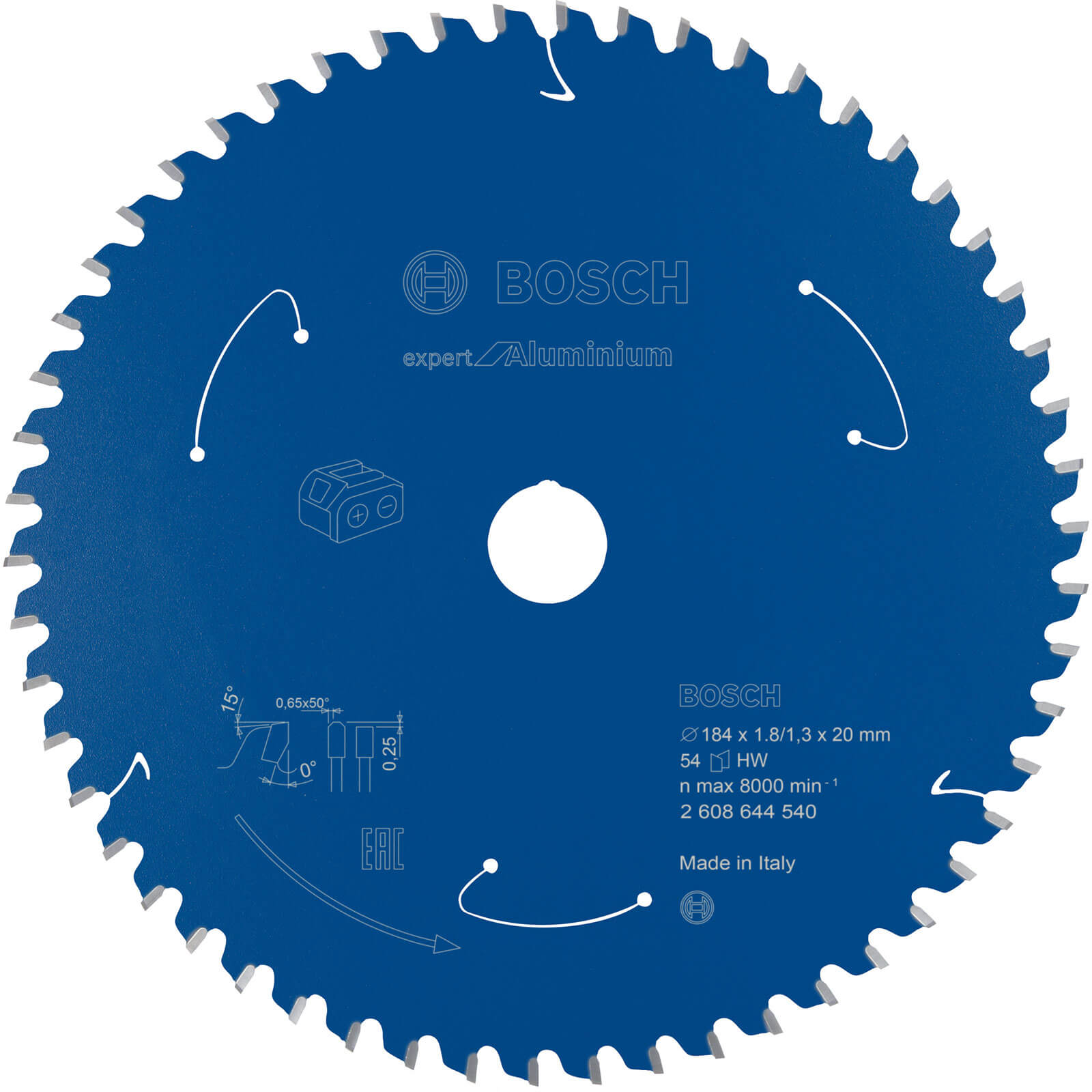 Bosch Expert Cordless Circular Saw Blade for Aluminium 184mm 54T 20mm Price Comparisons | Compare The Build