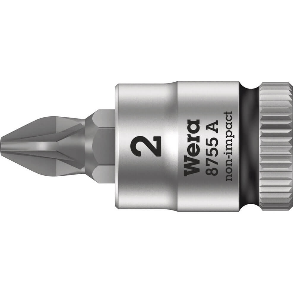 Wera 8755 A Zyklop 1/4" Drive Pozi Socket Bit 1/4" PZ2 Price Comparisons | Compare The Build