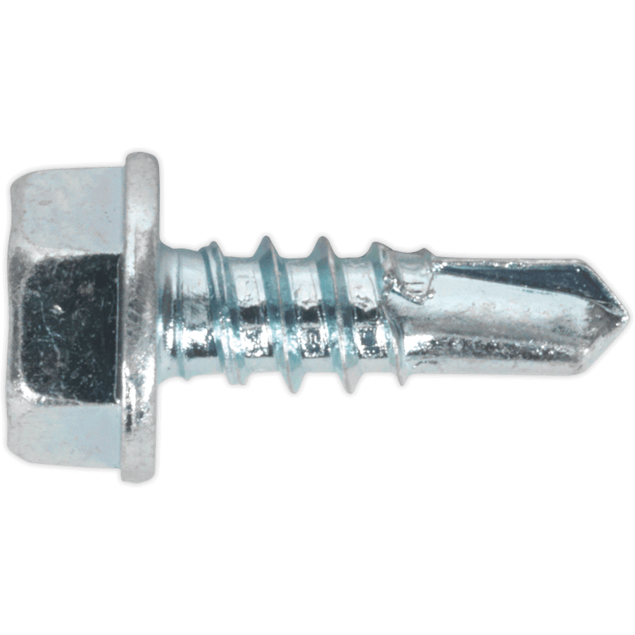 Sealey Hex Head Zinc Plated Din 7504K Self Drilling Screws 4.2mm 13mm Pack of 100 Price Comparisons | Compare The Build