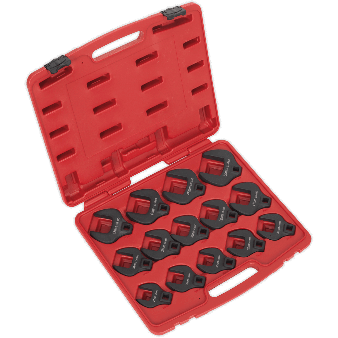 Sealey 14 Piece 1/2" Drive Crow Foot Spanner Set Metric 1/2" | Compare The Build