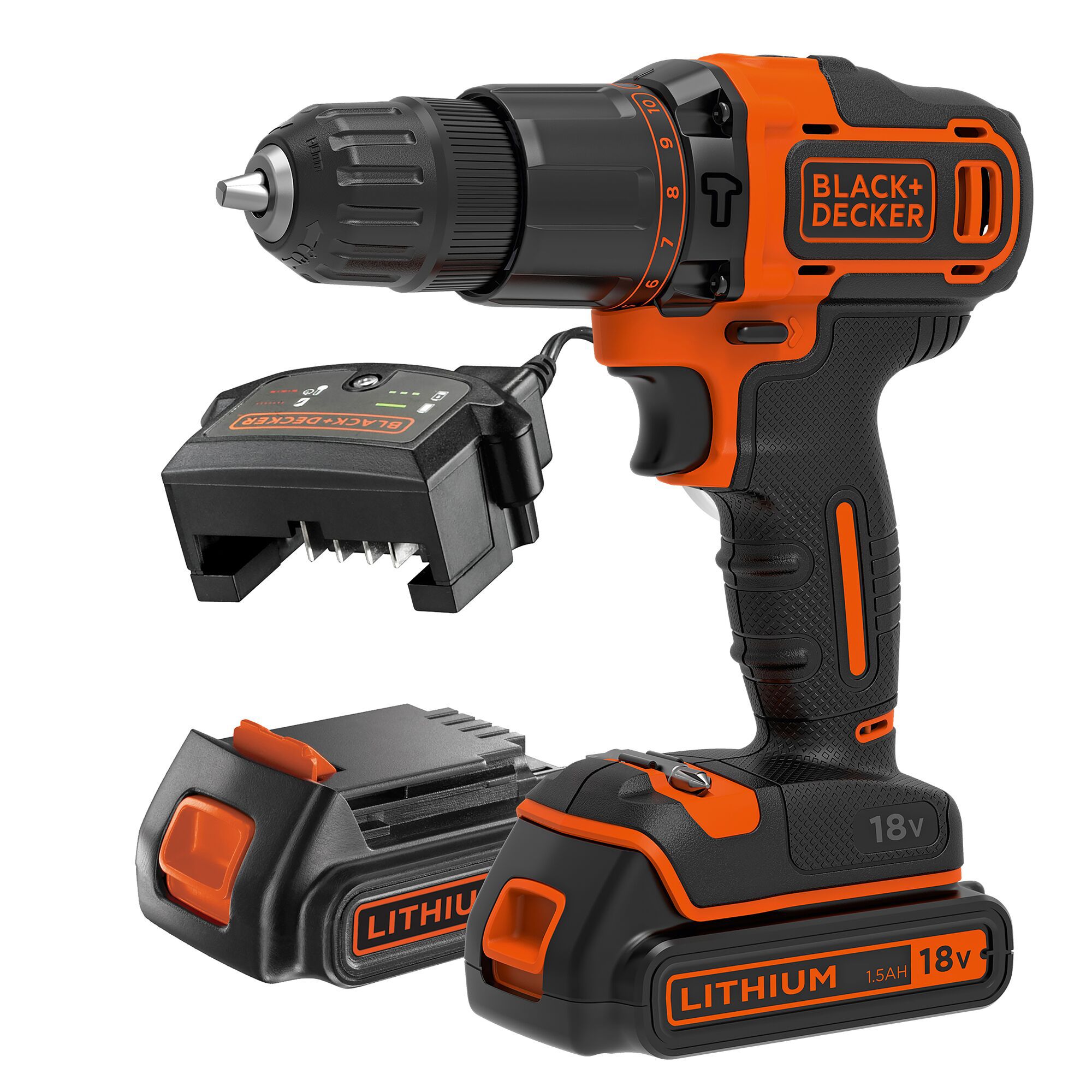 Black+Decker 18V 2 X 2.0Ah Li-Ion Brushed Cordless Combi Drill Bcd700S2Ka-Gb Price Comparisons | Compare The Build