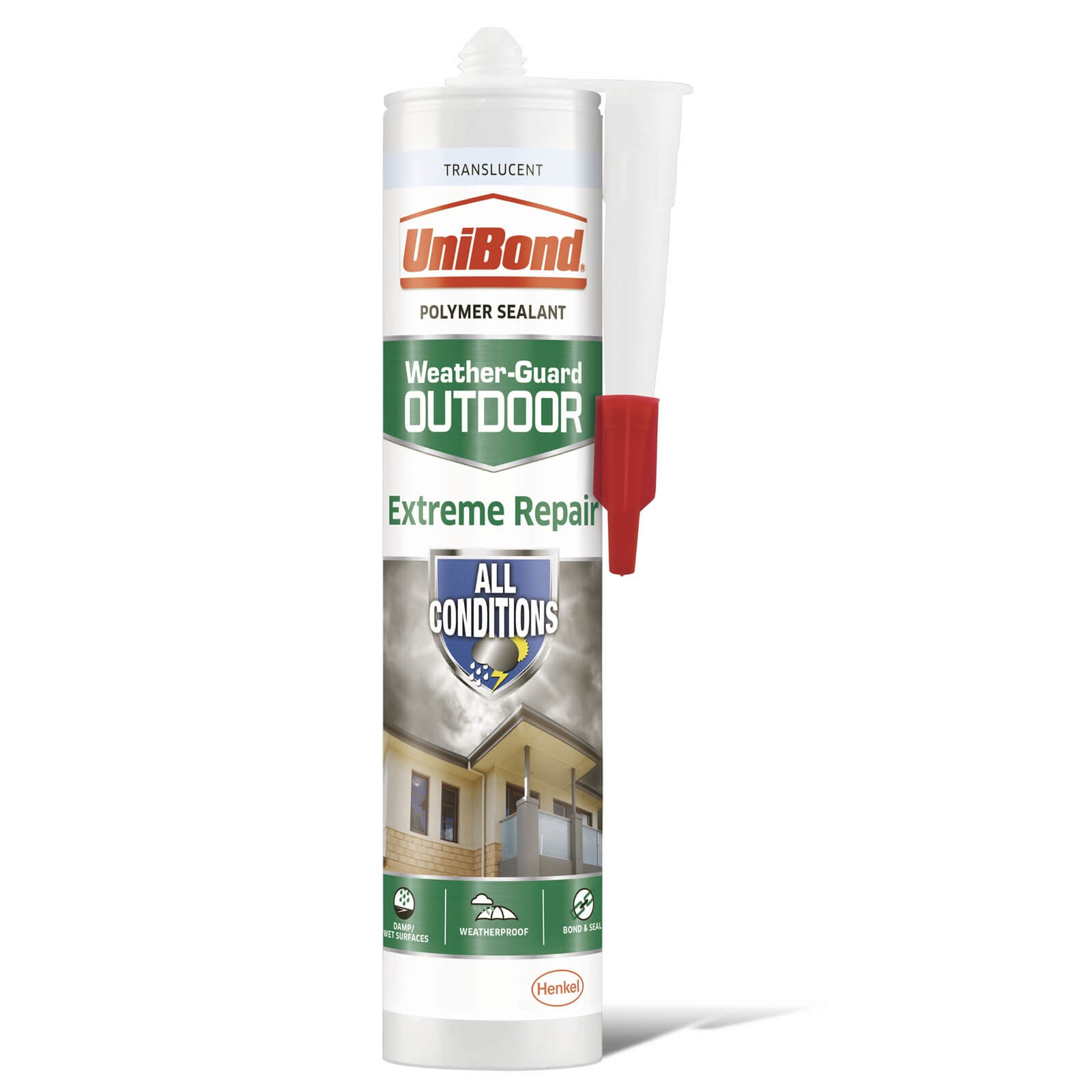 UniBond Outdoor Sealant Extreme Repair Cartridge Translucent 294g | Compare The Build