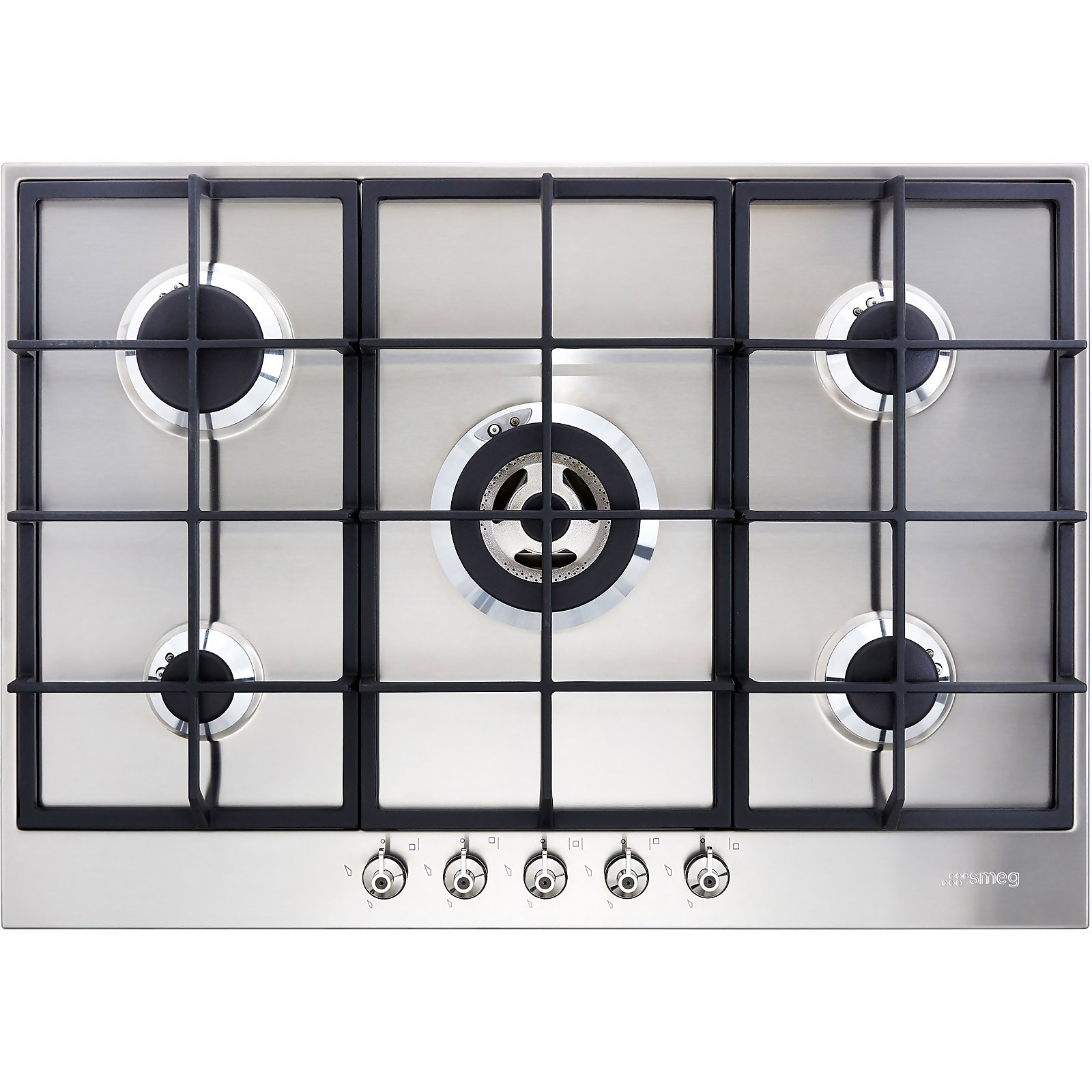 Smeg Classic PX375 72cm Gas Hob - Stainless Steel Price Comparisons | Compare The Build