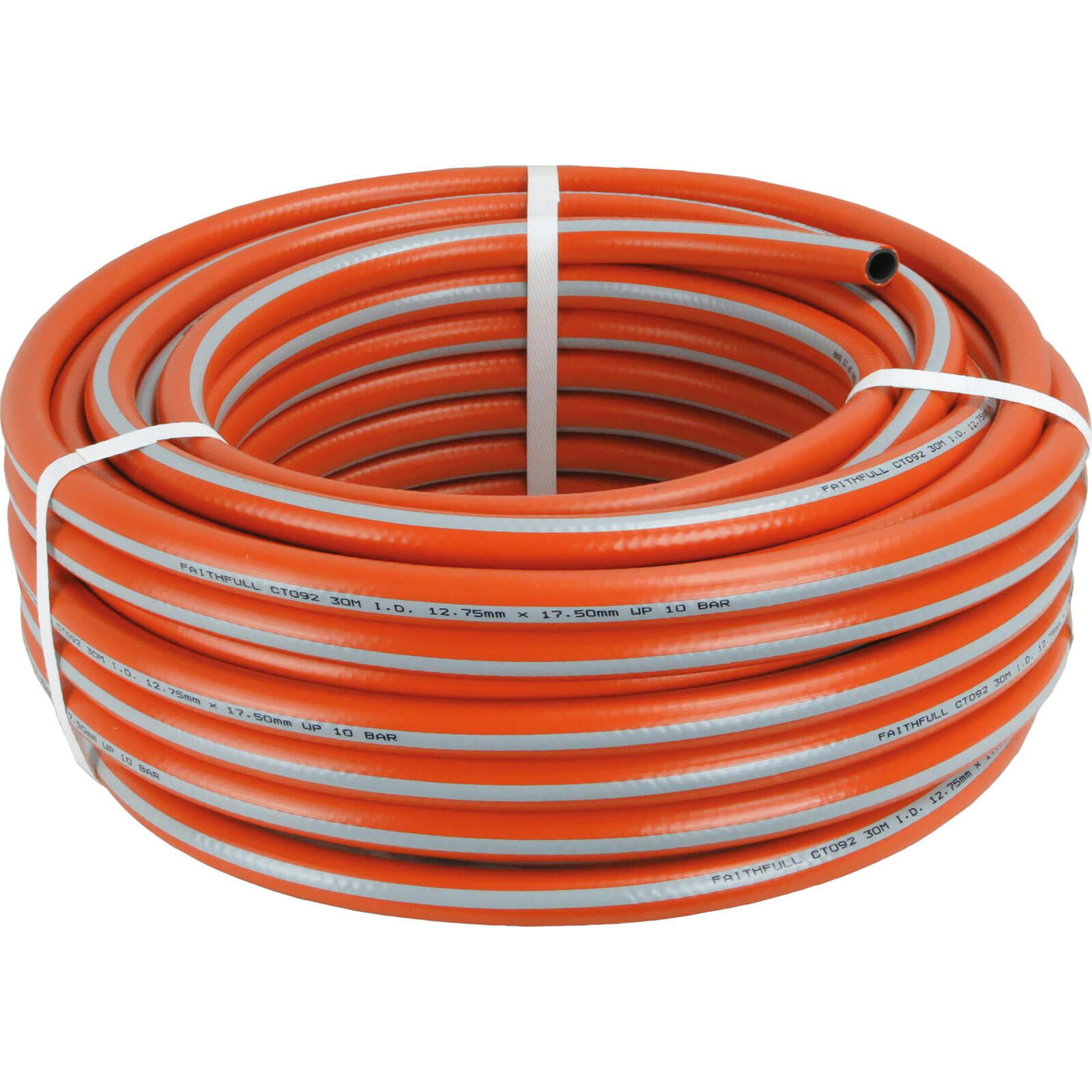 Faithfull Prestige Heavy Duty Garden Hose Pipe 1/2" / 12.5mm 30m Grey & Orange Price Comparisons | Compare The Build