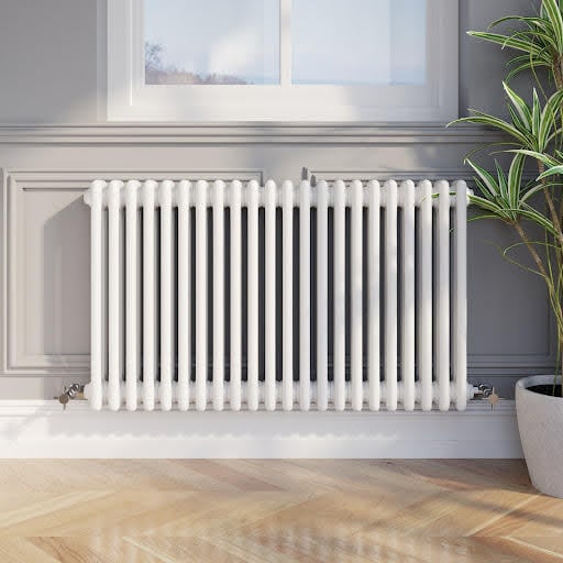 Park Lane Traditional Colosseum Triple Bar Column Radiator White 600 x 1010mm Price Comparisons | Compare The Build