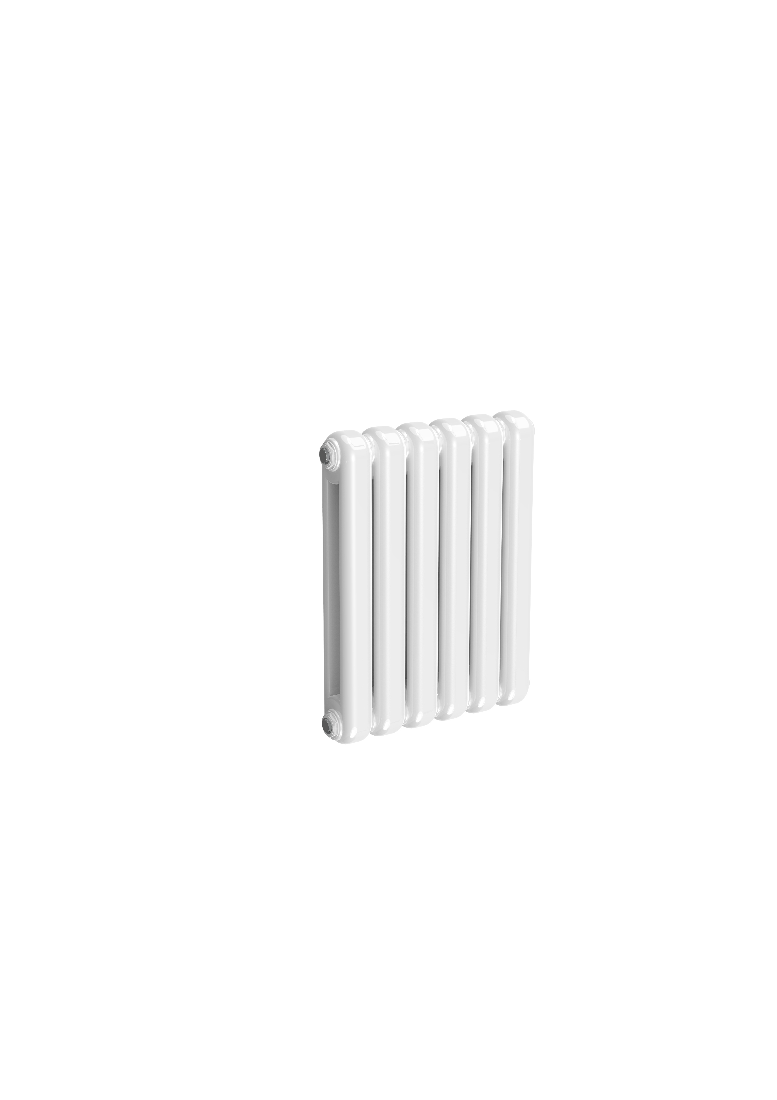 Reina Coneva Column Horizontal Radiator, White, 550mm x 440mm - Double Panel | Compare The Build