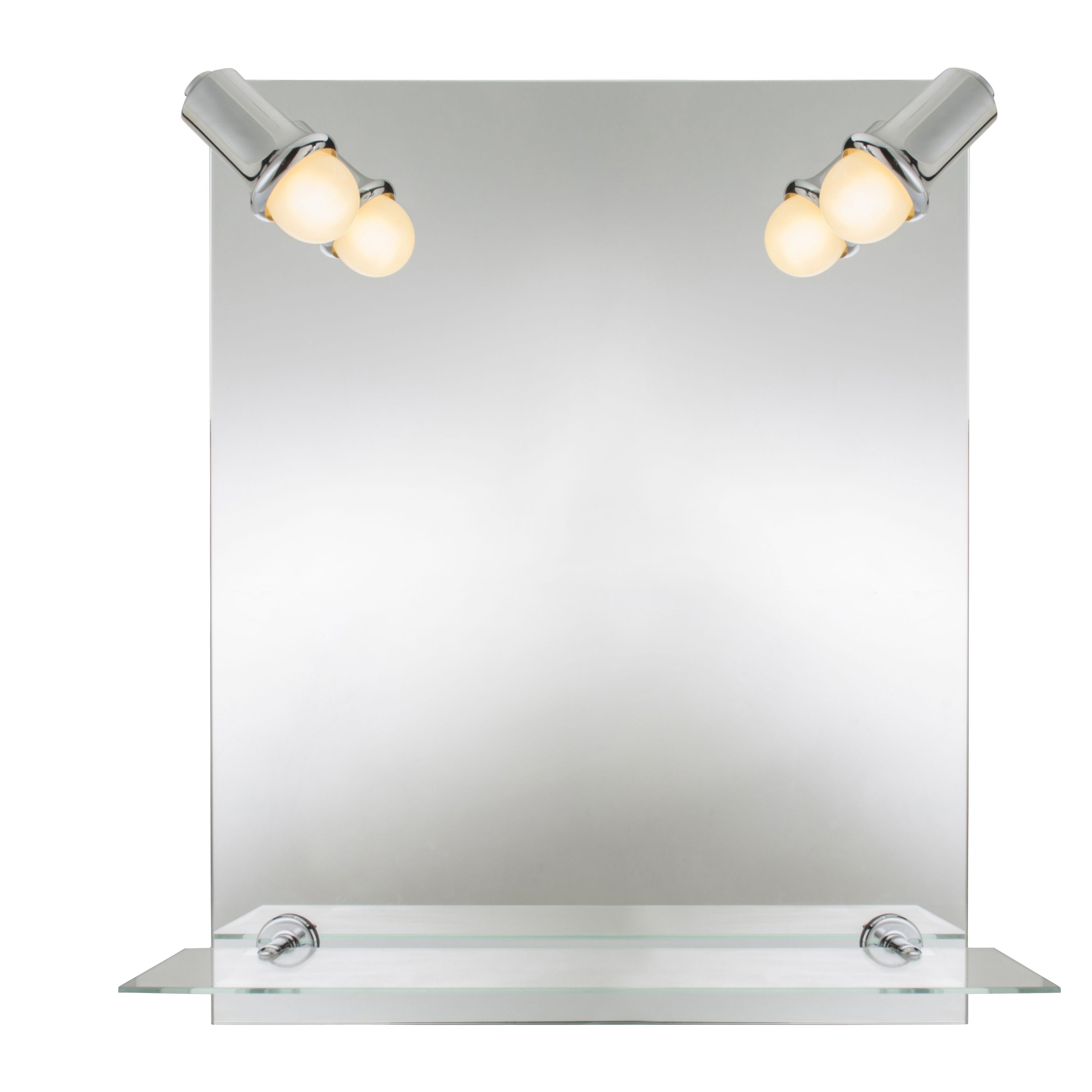 Cooke & Lewis Clarach Rectangular Illuminated Frameless Bathroom Mirror (H)600mm (W)500mm Price Comparisons | Compare The Build