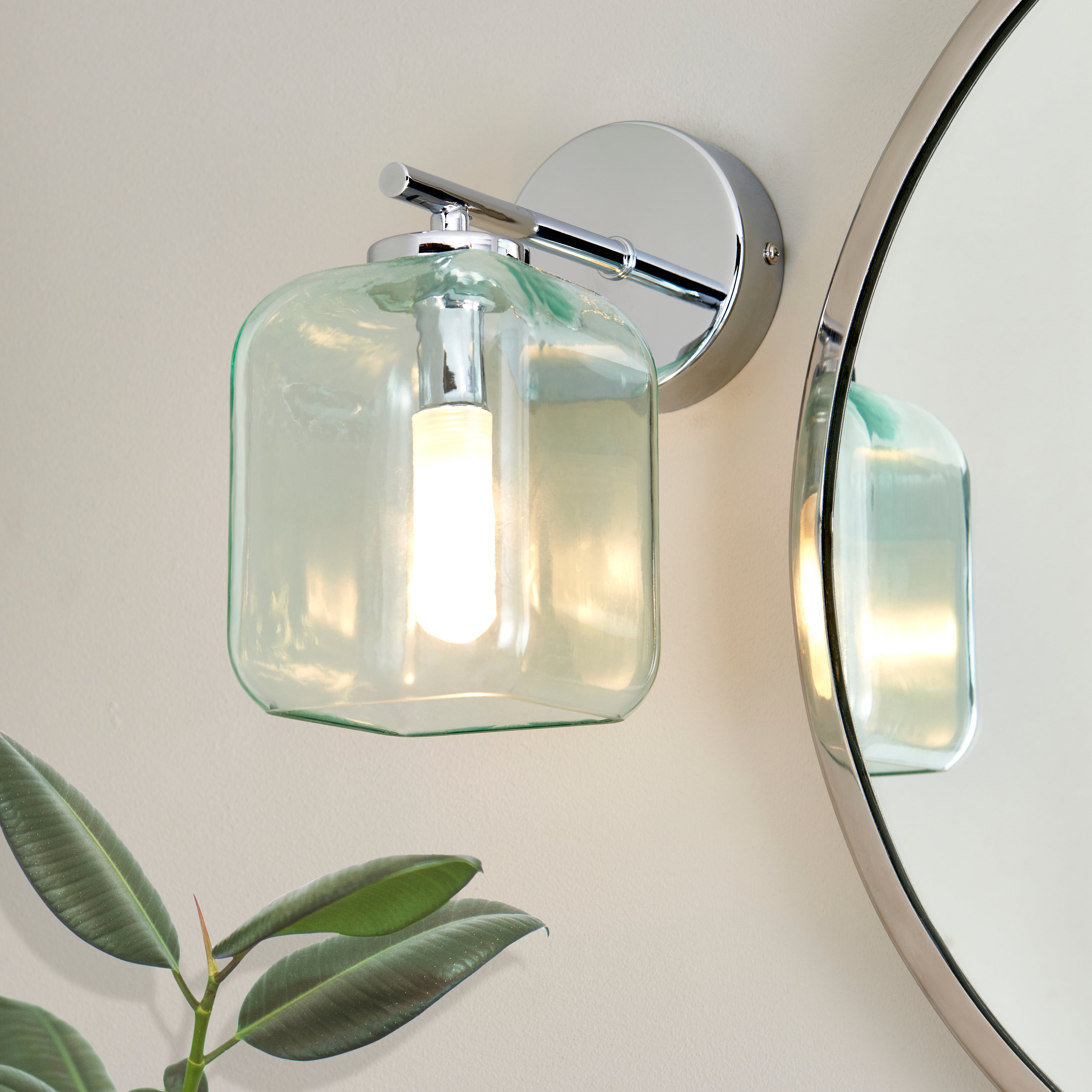 Lucia Green Bathroom Wall Light Green Price Comparisons | Compare The Build