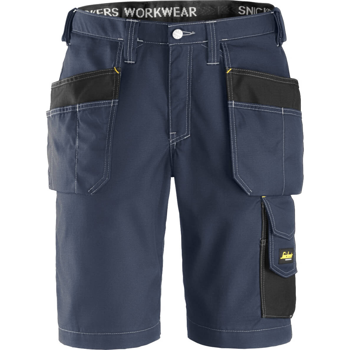 Snickers 3023 Mens Craftsmen Shorts Navy / Black 47" Price Comparisons | Compare The Build