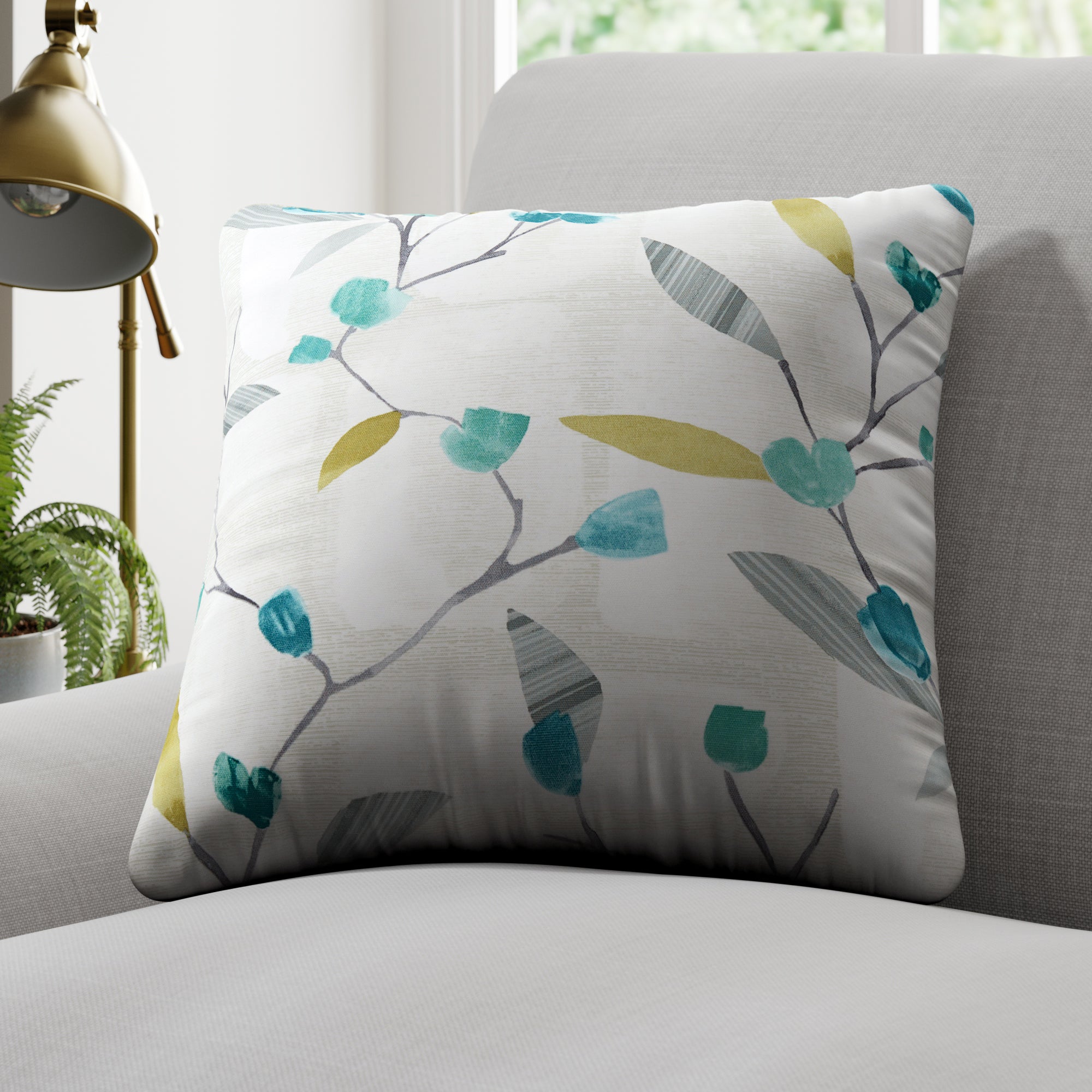 Eva Made to Measure Cushion Cover Eva Teal Price Comparisons | Compare The Build