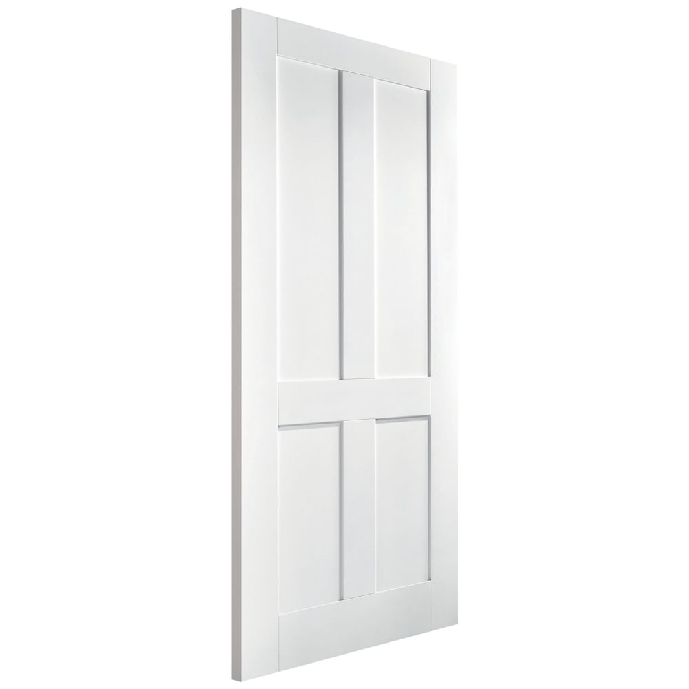 LPD Internal White London Primed 4P FD30 Door 1981mm x 762mm x 44mm (78" x 30") Price Comparisons | Compare The Build