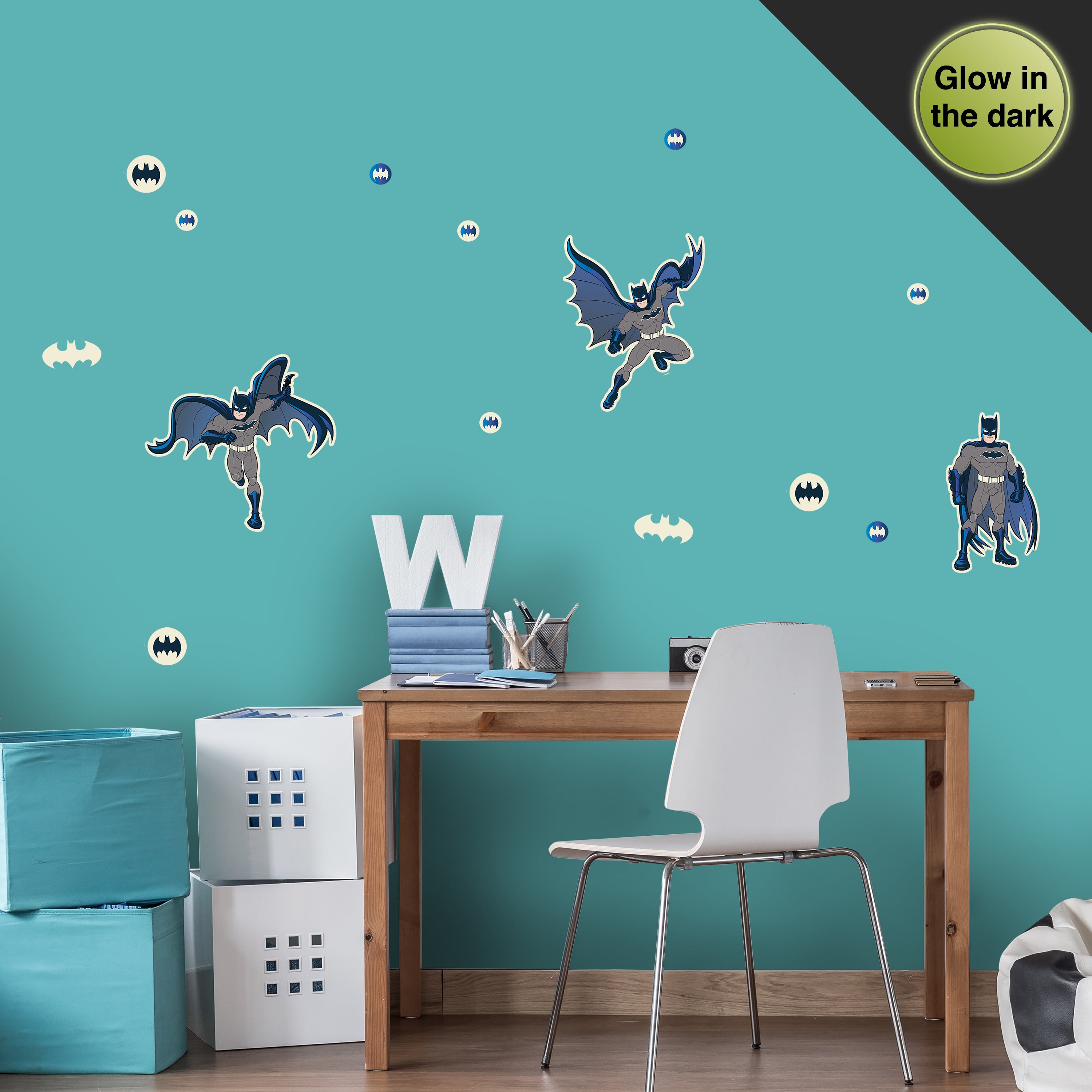 Batman Small Wall Sticker Black Price Comparisons | Compare The Build