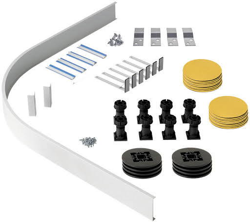 Podium Easy Plumb Panel Riser Kit for Quadrant Shower Trays Price Comparisons | Compare The Build