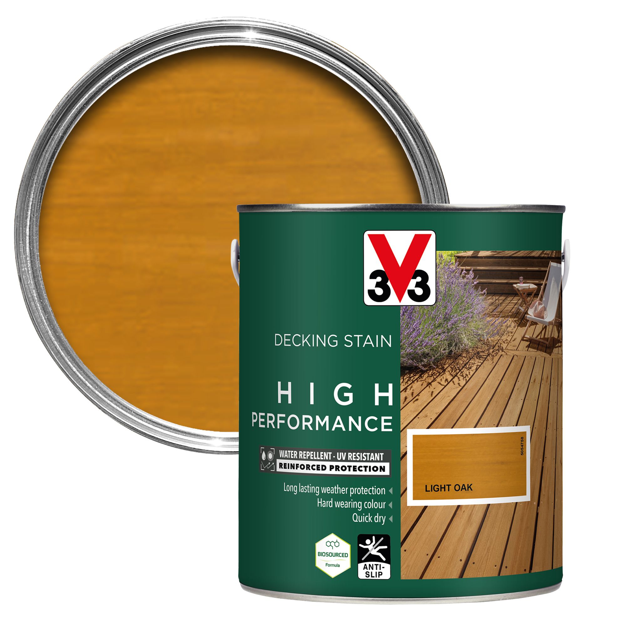 V33 High Performance Light Oak Satin Quick Dry Decking Stain, 2.5L Price Comparisons | Compare The Build