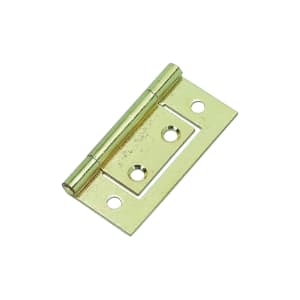 Flush Hinge Brass 51mm - Pack of 2 | Compare The Build