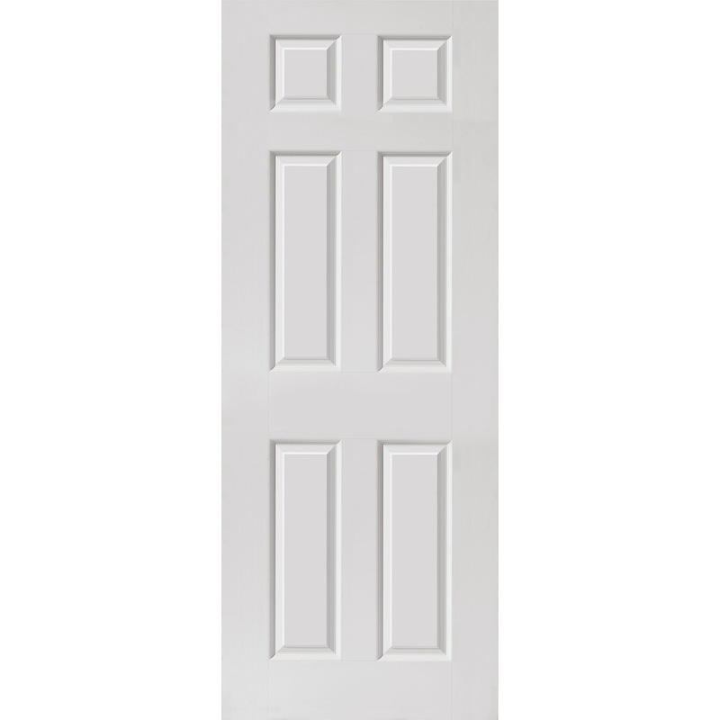 JB Kind Colonist Internal Door Smooth 35 x 1981 x 686mm in White Mdf Price Comparisons | Compare The Build