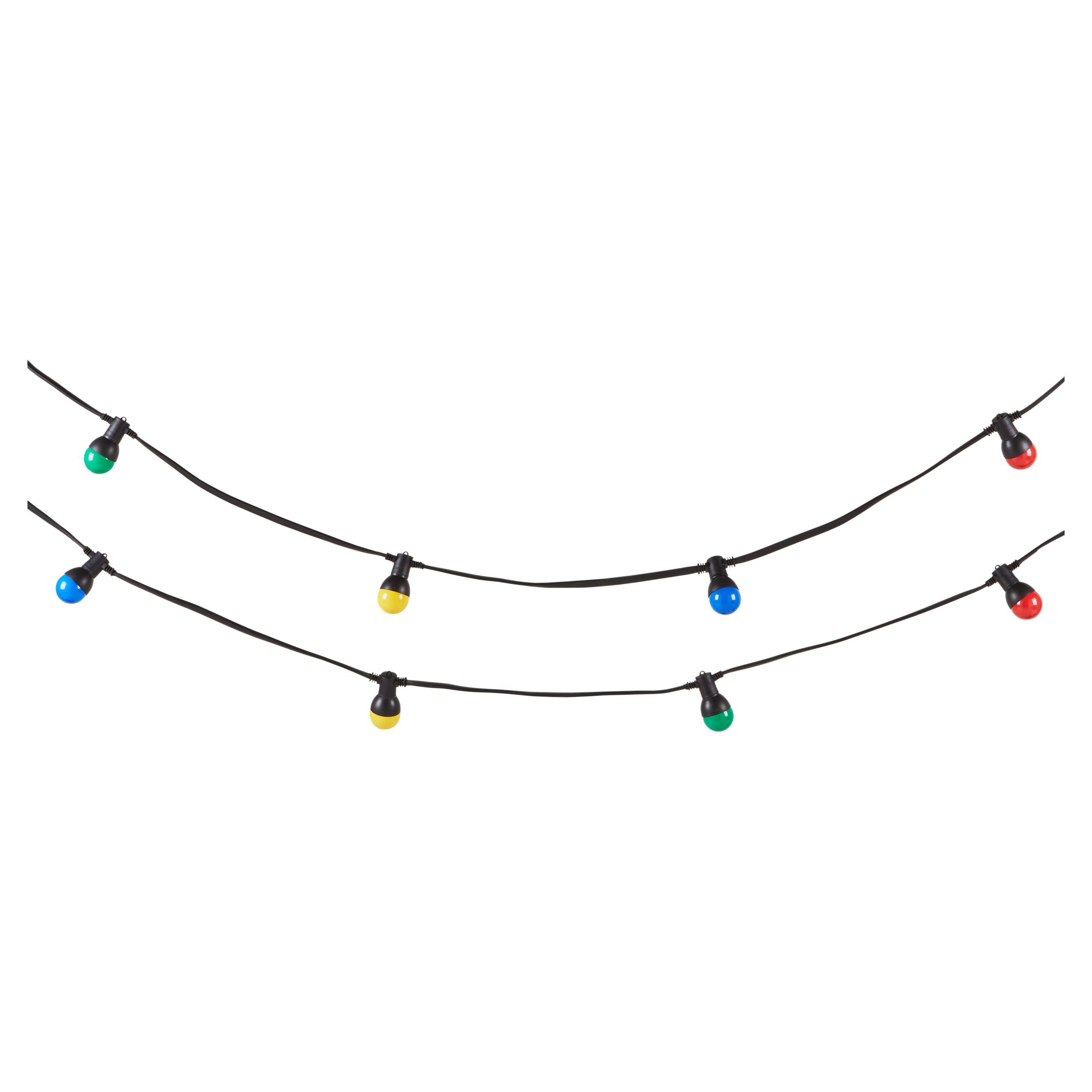 Blooma Barnaby Mains-Powered Multicolour 10 Led Outdoor String Lights | Compare The Build