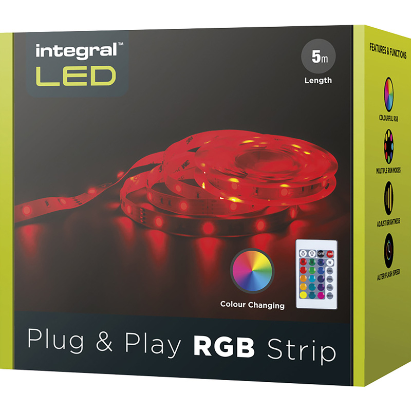 Integral LED Plug and Play Strip Kit IP20 Remote Control (5M) | Compare The Build