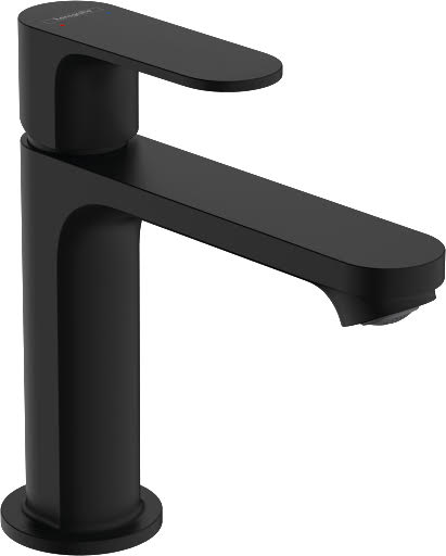 hansgrohe Rebris S 110 Basin Mixer Tap with Pop-Up Waste - Matt Black Price Comparisons | Compare The Build