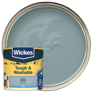 Wickes Tough & Washable Matt Emulsion Paint By Kimberley Walsh - Blue Haze - 2.5L Price Comparisons | Compare The Build